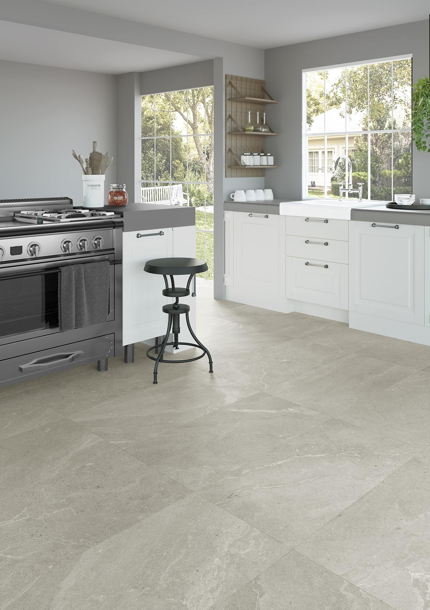 Ecchio Crema – 60 × 60 cm
