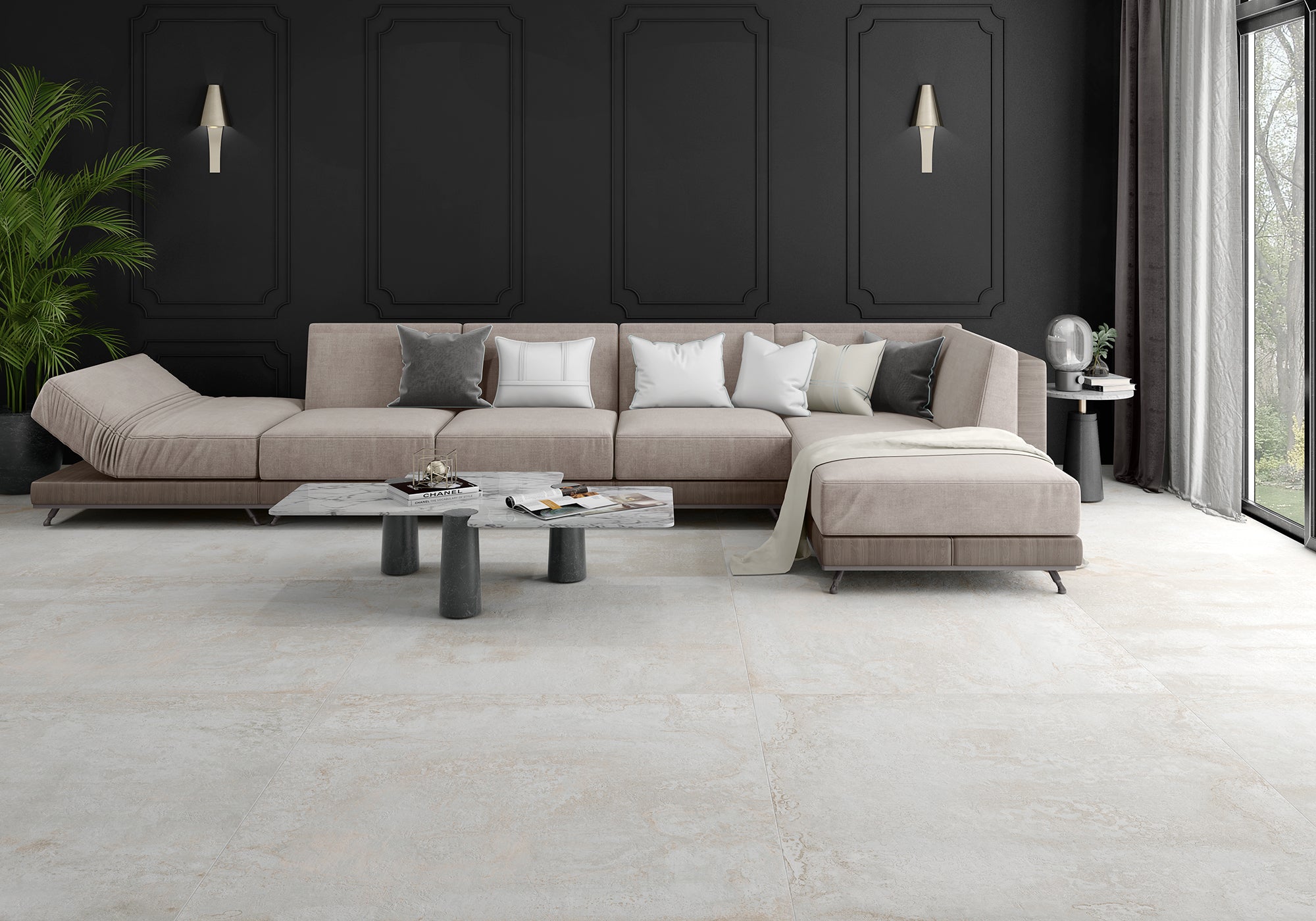 Oxyde Blanc – 60 × 60 cm