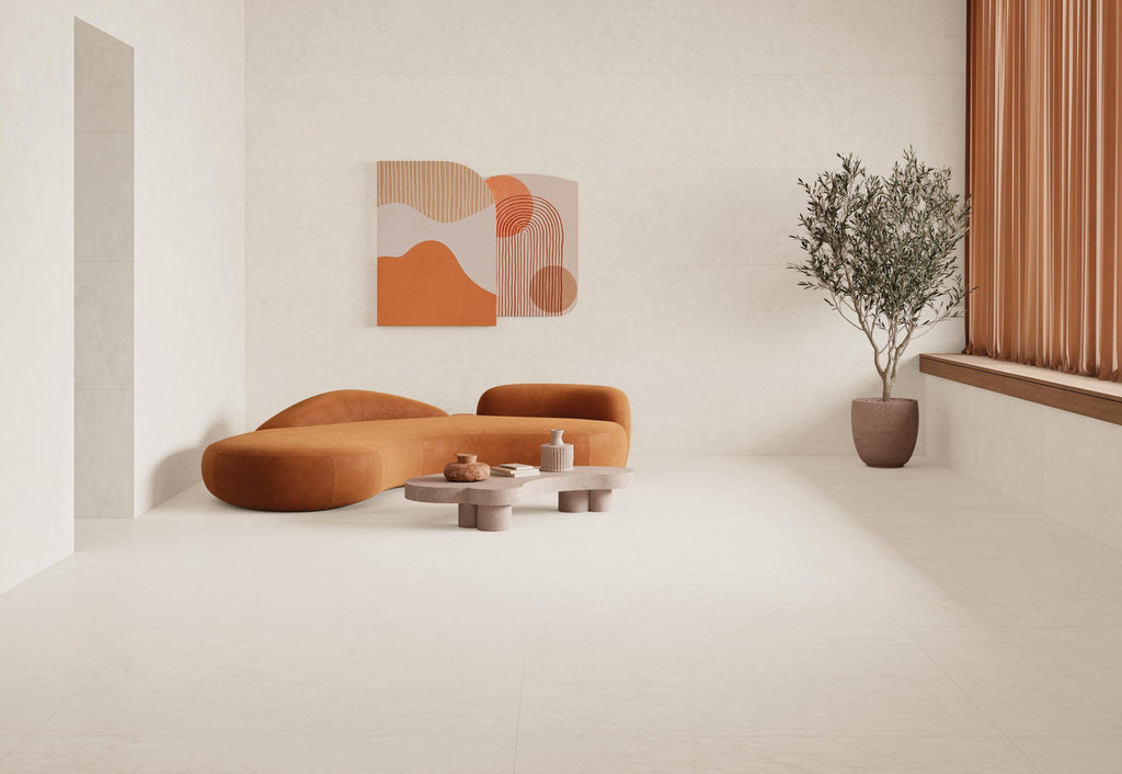 Kea Blanco – 120 × 120 cm – Raumansicht