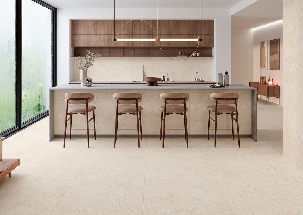 Levin Almond – 120 × 120 cm – Raumansicht
