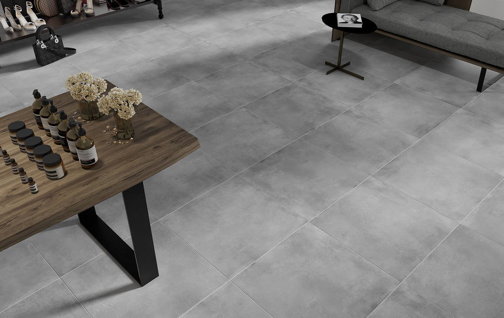 Manhattan Grey – 60 × 60 cm – Raumansicht