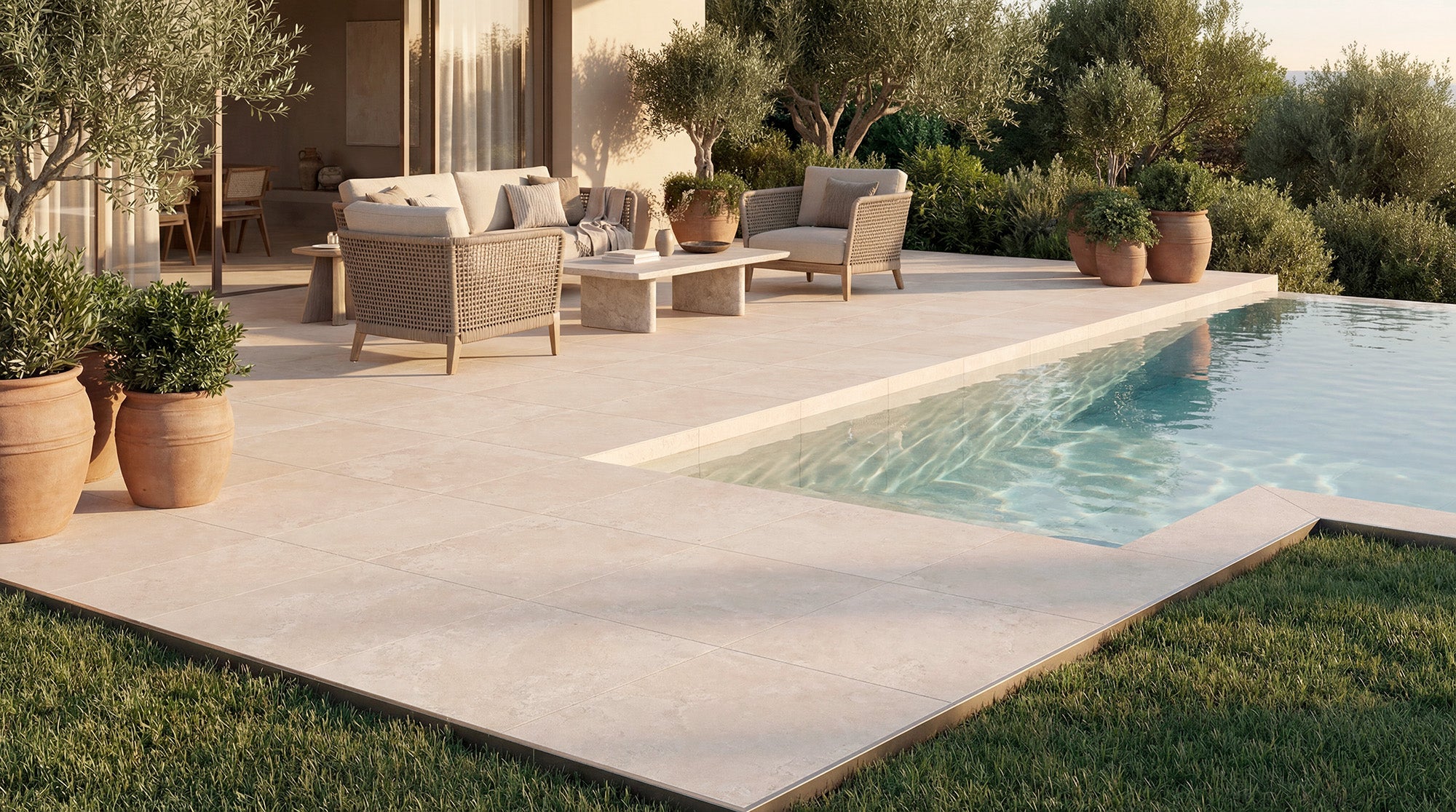 Cross Easton Crema – 60 × 60 cm – Raumansicht