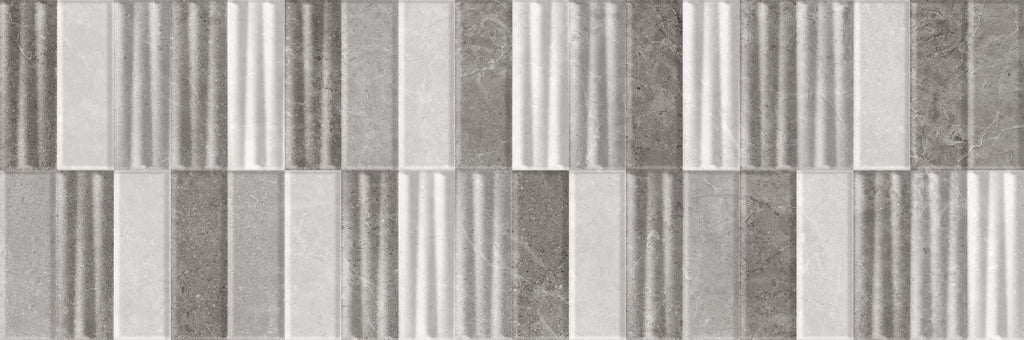 Lao Dec. Gris – 30 × 90 cm – Fliese