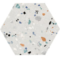 Hex Gobi Blanco – 20 × 24 cm – Fliese