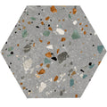 Hex Gobi Grigio – 20 × 24 cm – Fliese