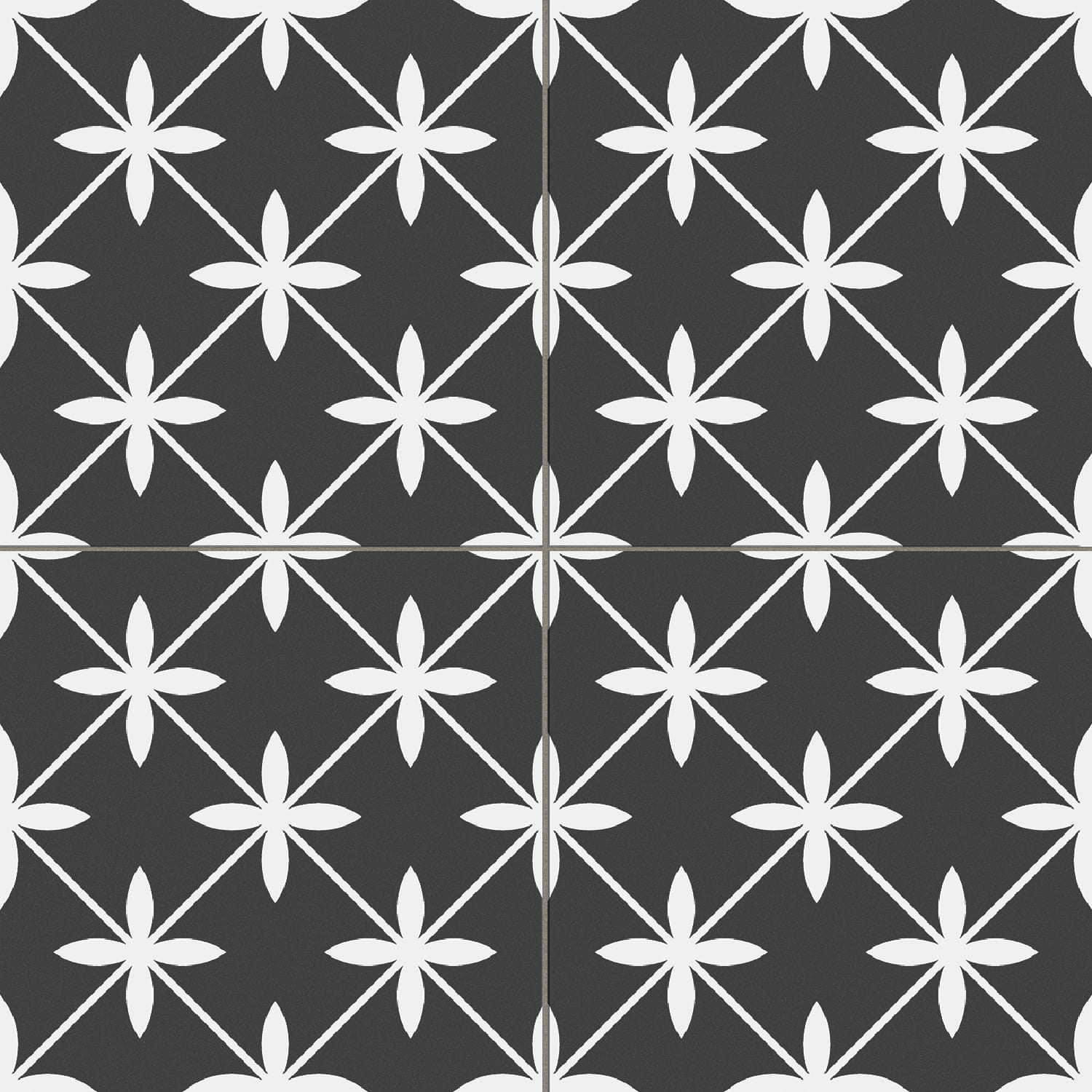 Pre Star Black – 45 × 45 cm – Fliese