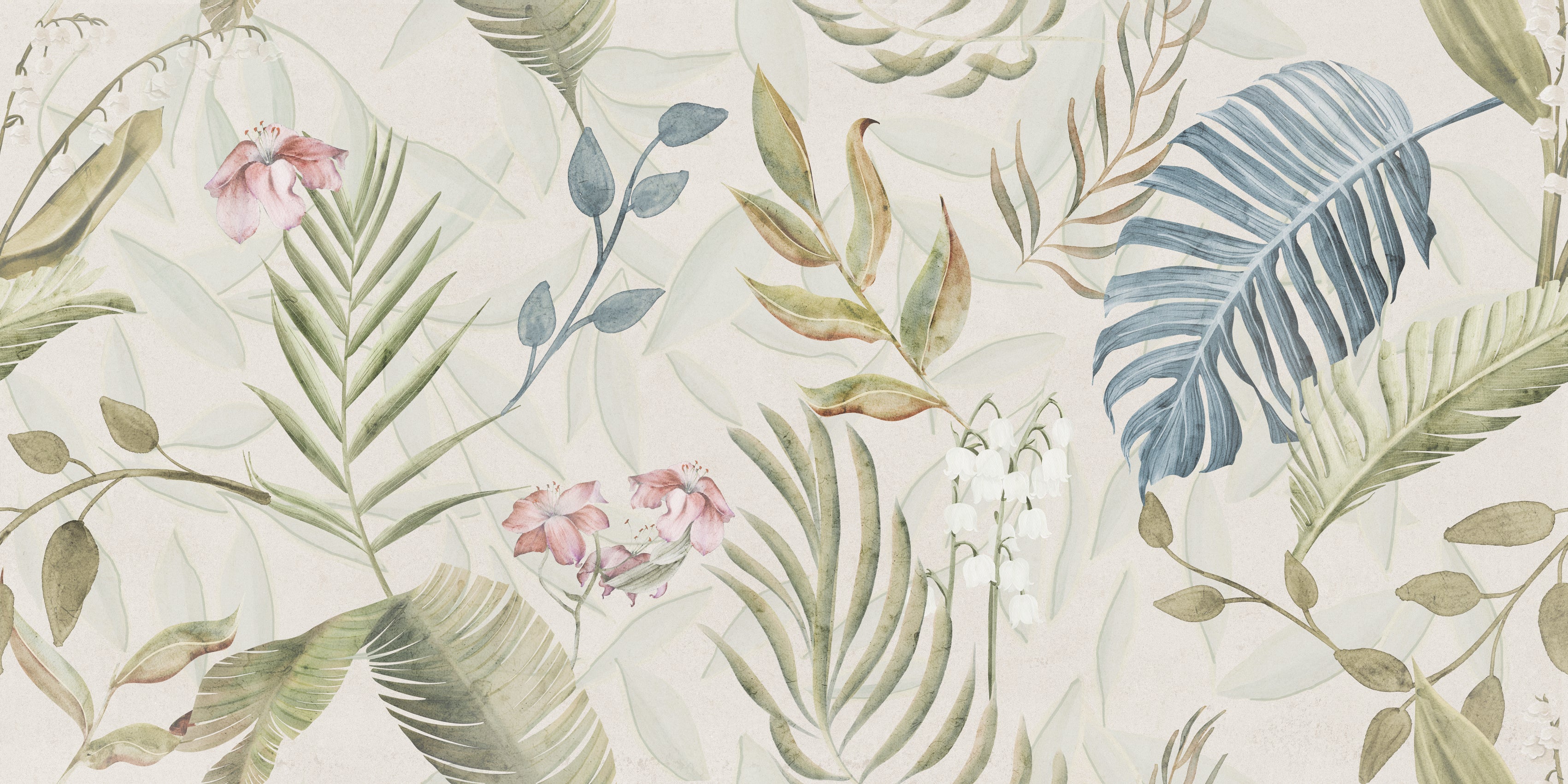 Dec Floral Mix 5 piezas – 60 × 120 cm – Fliese