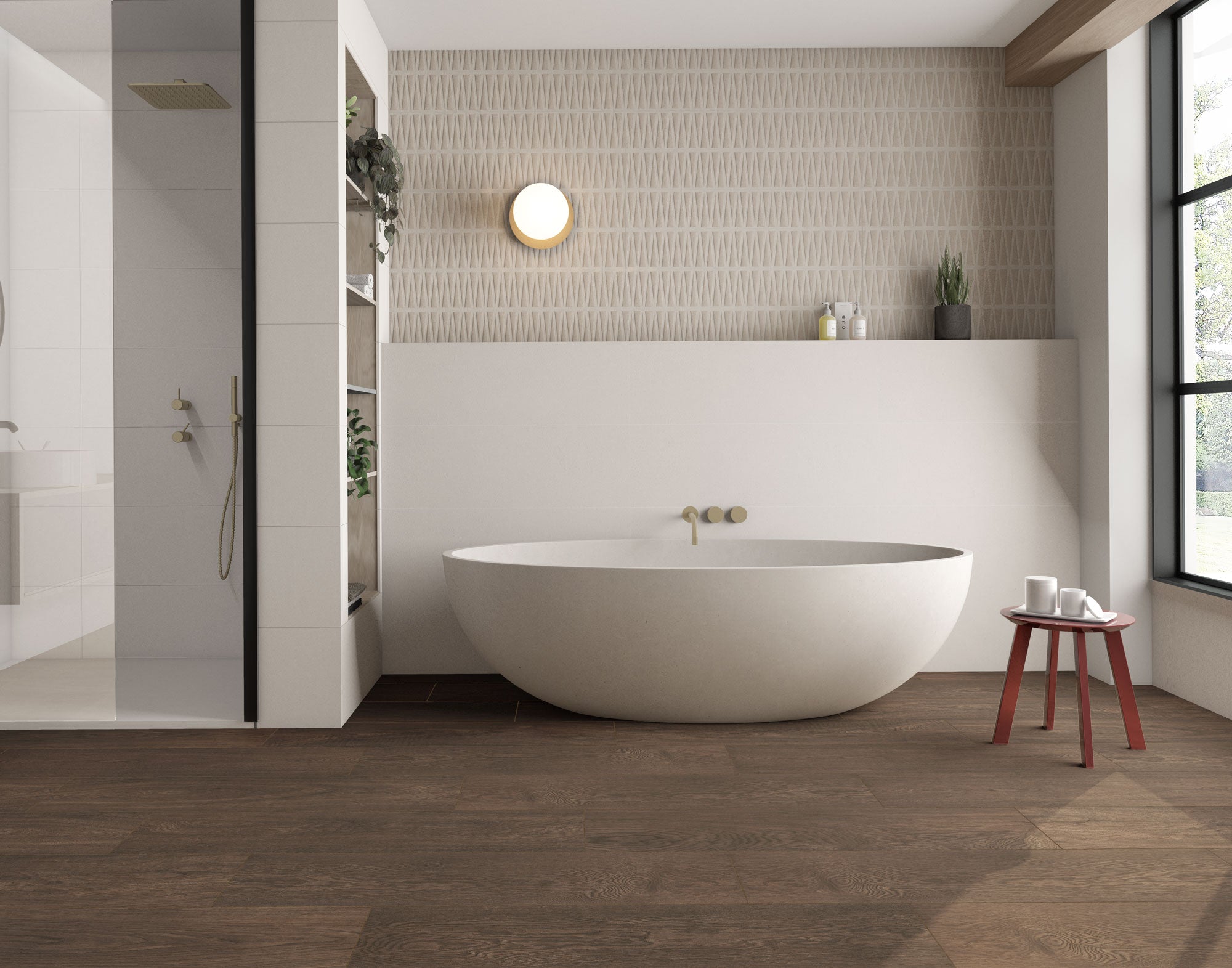 Texture Rlv. Silver – 30 × 90 cm – Raumansicht
