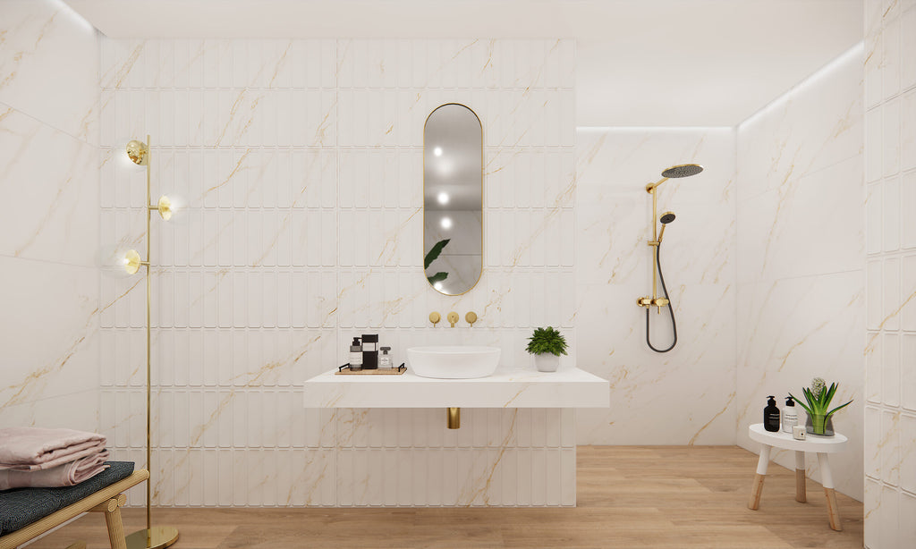 Mery Rlv. Gold – 60 × 120 cm – Raumansicht