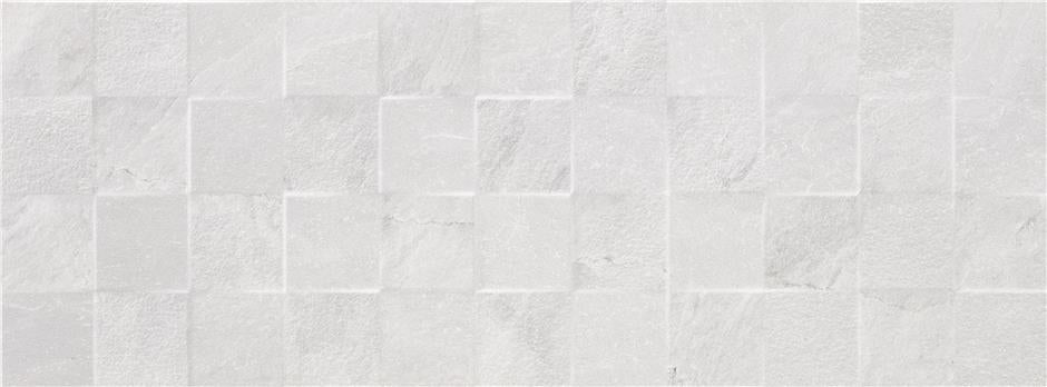 Slaterock White Dec – 33.3 × 90 cm