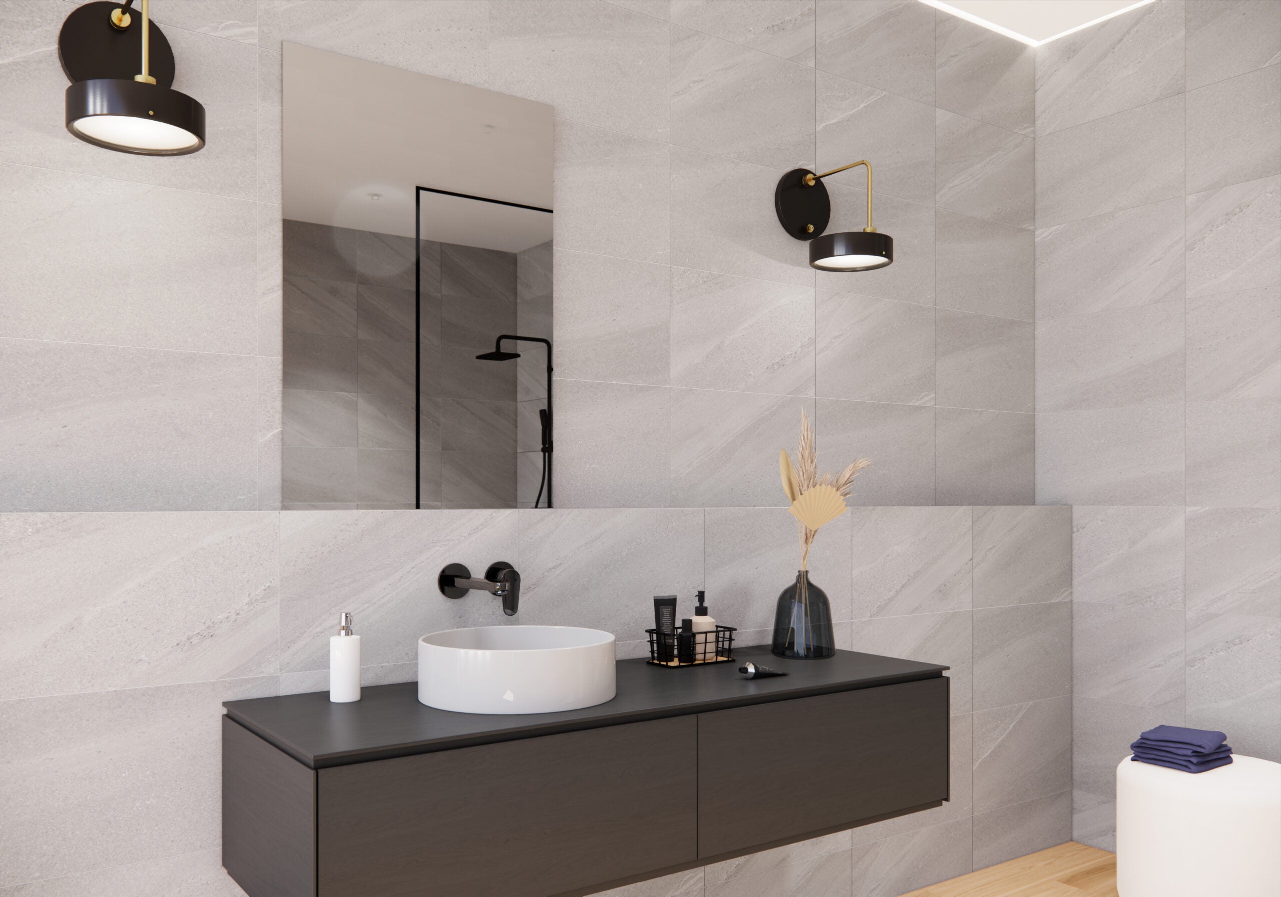 Urban Pearl – 33.3 × 55 cm – Raumansicht
