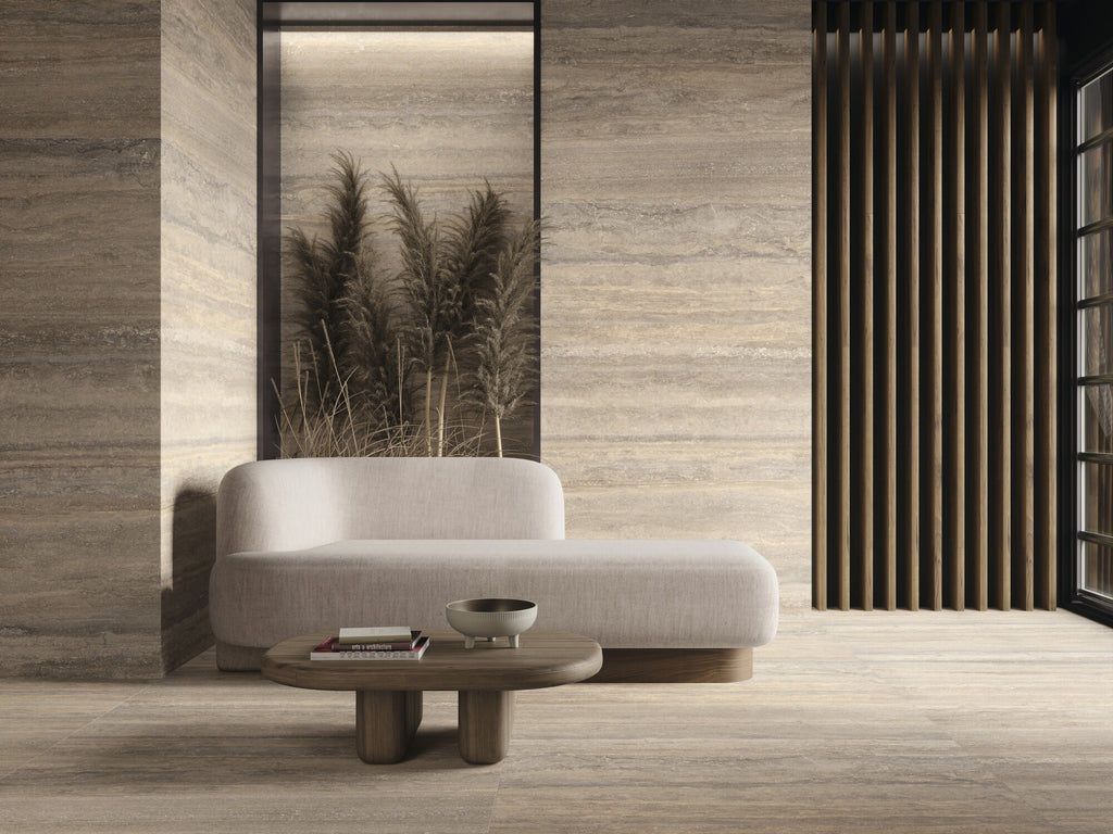 Tibur Brown – 60 × 120 cm – Raumansicht