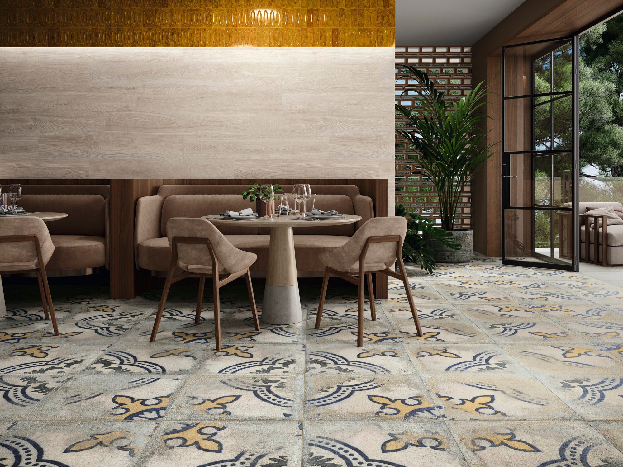 Casale Ecru – 90 × 90 cm – Raumansicht
