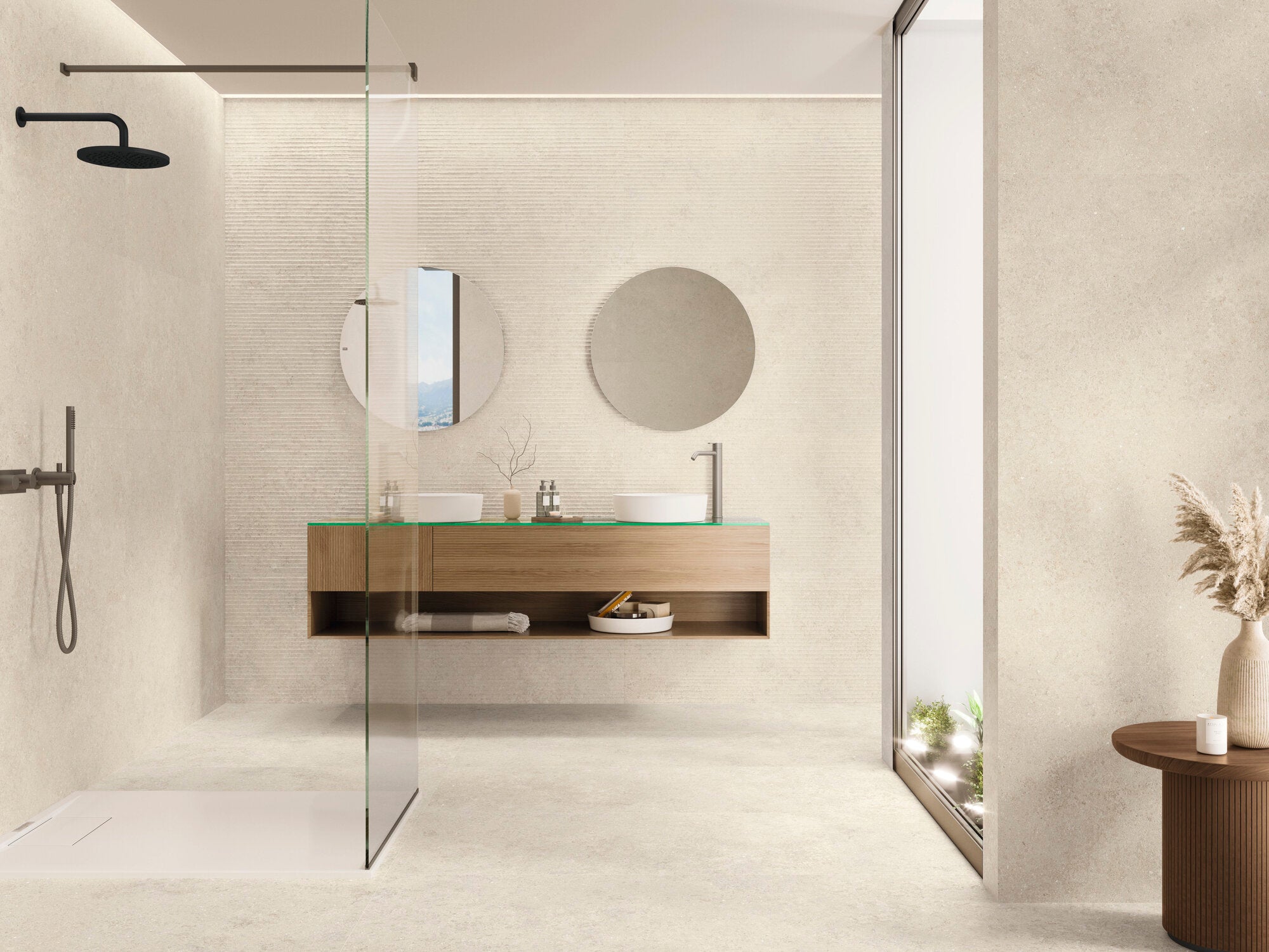 Kyoto Ivory – 60 × 120 cm – Raumansicht