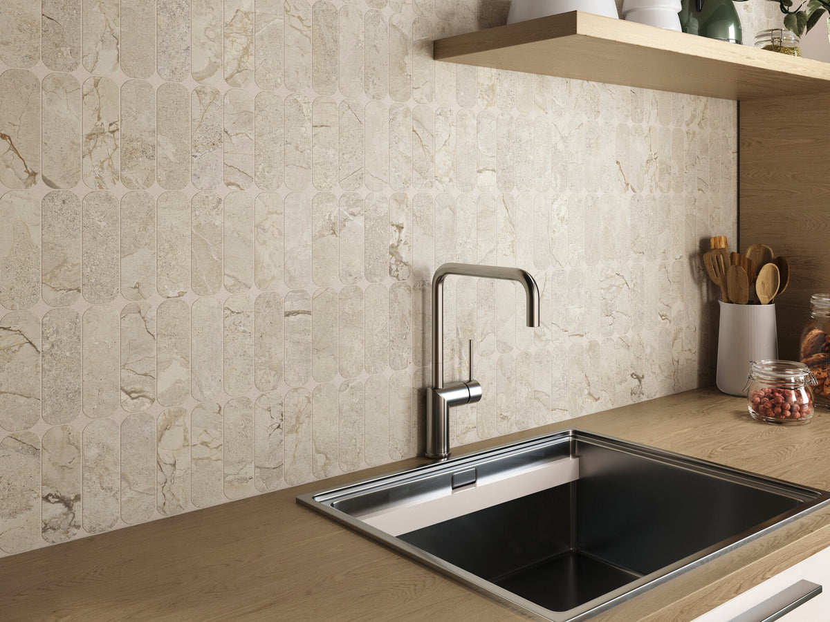 Alloy Cream (Anti-Slip) – 90 × 90 cm – Raumansicht
