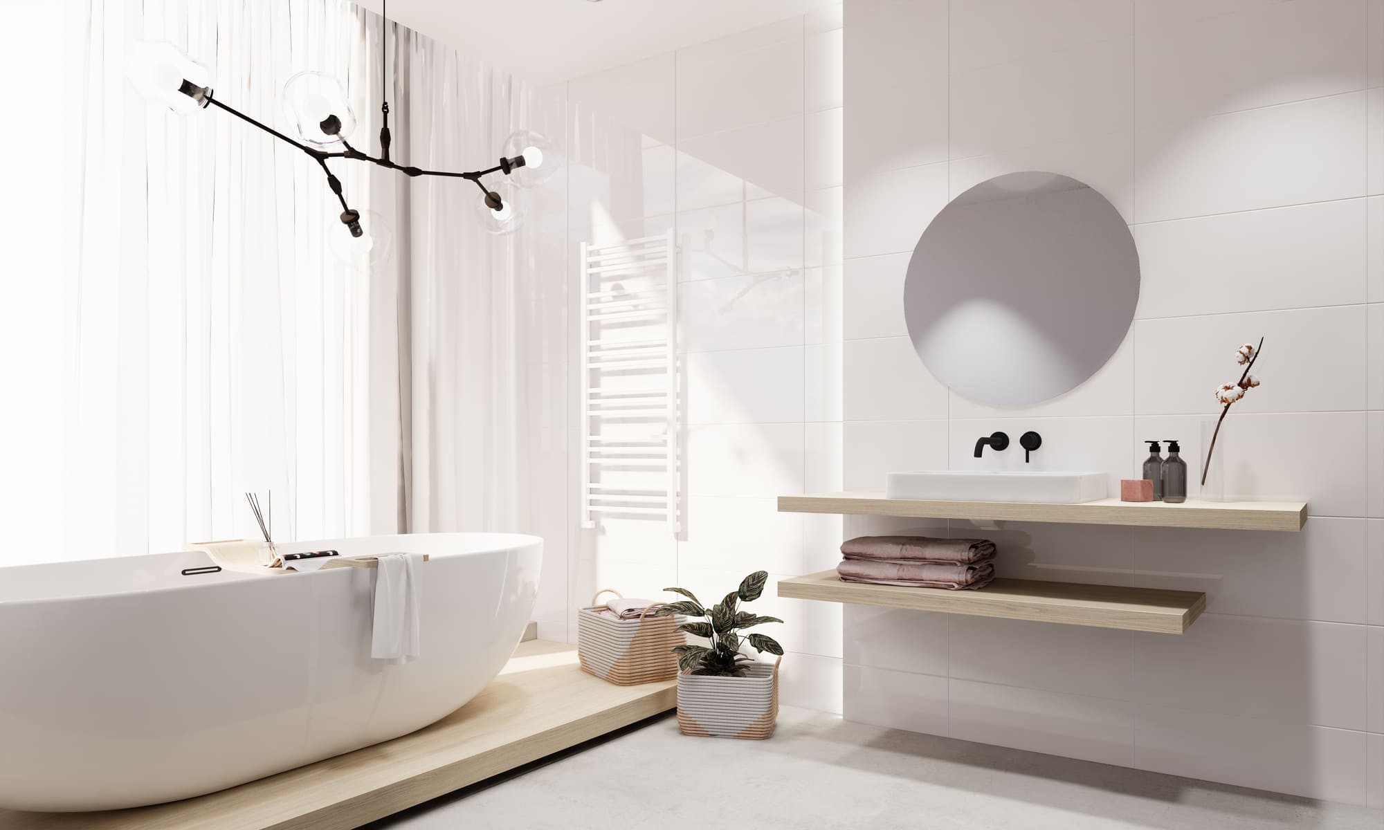 Whites Blanco – 31.6 × 60 cm – Raumansicht