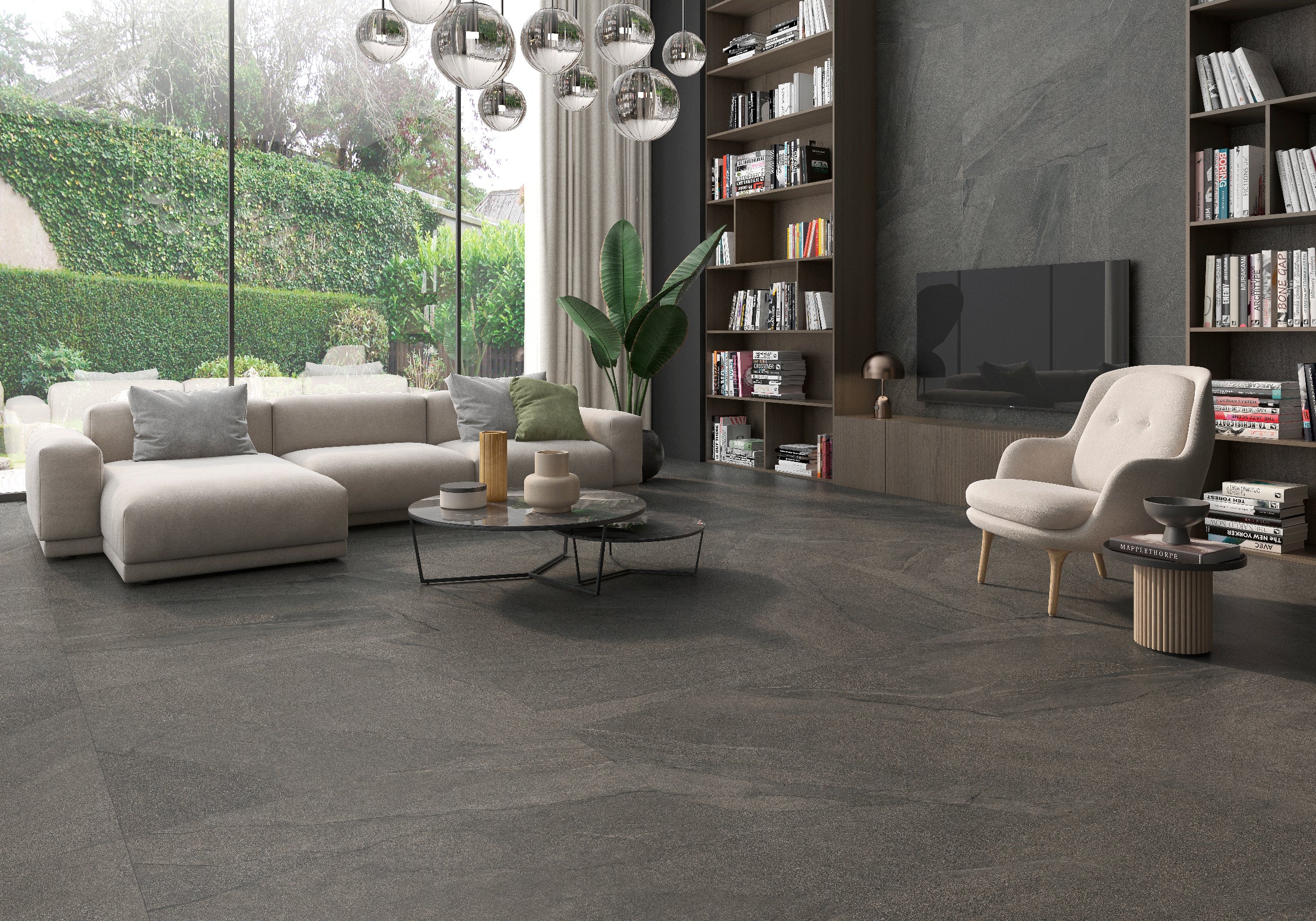 Halley Argent – 60 × 60 cm – Raumansicht