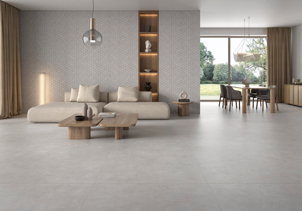 Gv Lab Concept White matt – 60 × 120 cm – Raumansicht