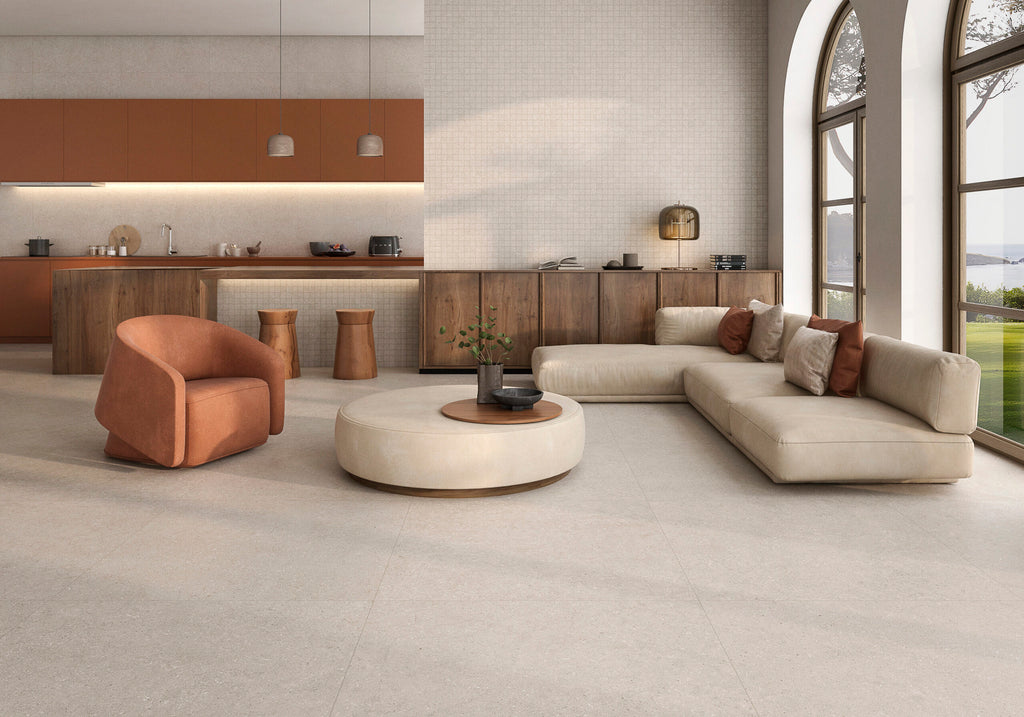 Giza Greige – 60 × 120 cm – Raumansicht