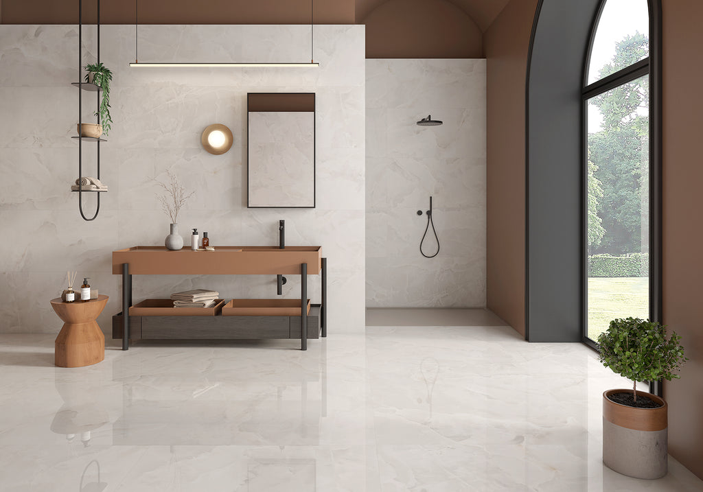 Garner Ivory – 90 × 90 cm – Raumansicht