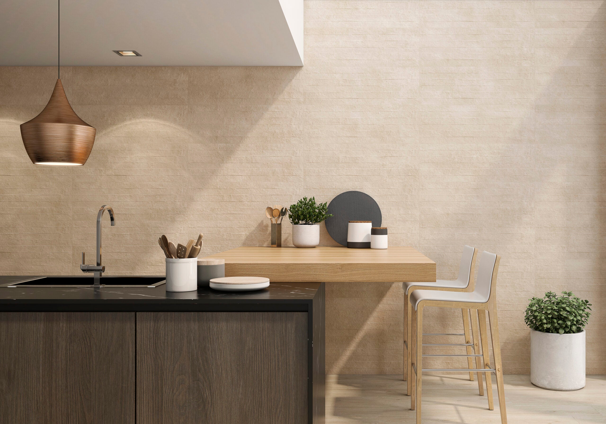 Viterbo Dec. Grigio – 30 × 90 cm – Raumansicht