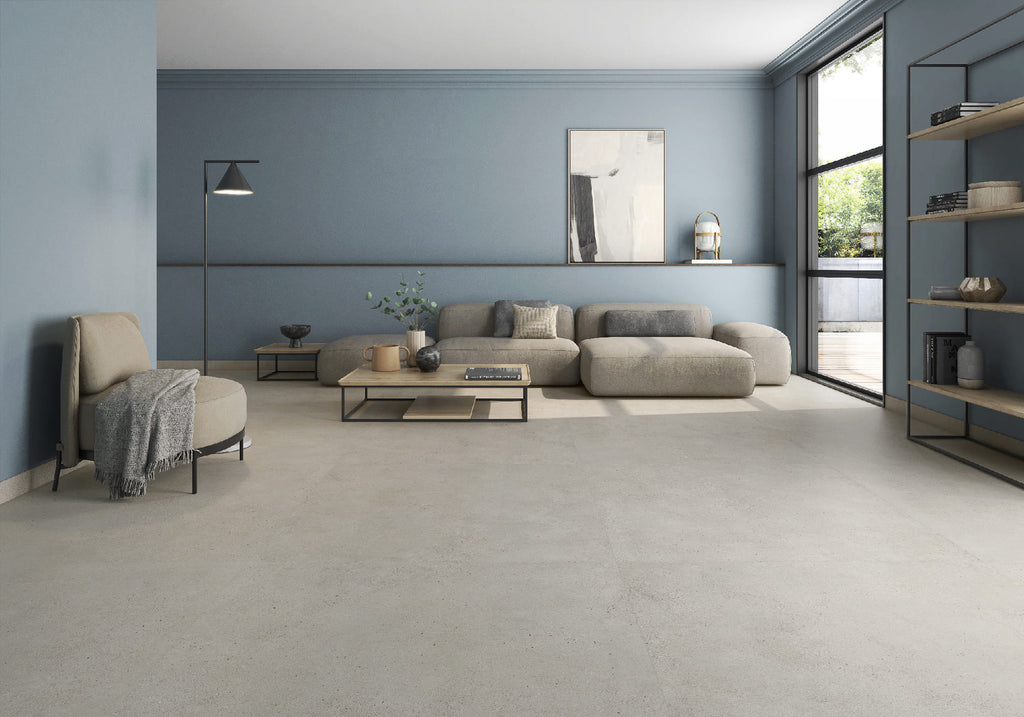 Brighton Mud – 100 × 100 cm – Raumansicht