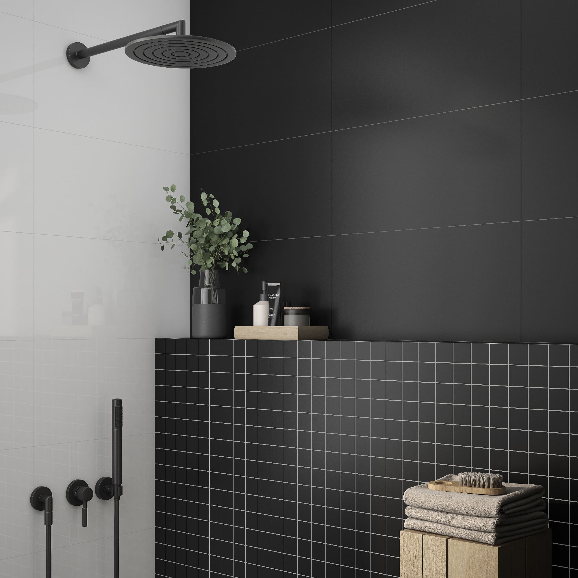 Night Black – 60 × 120 cm – Raumansicht