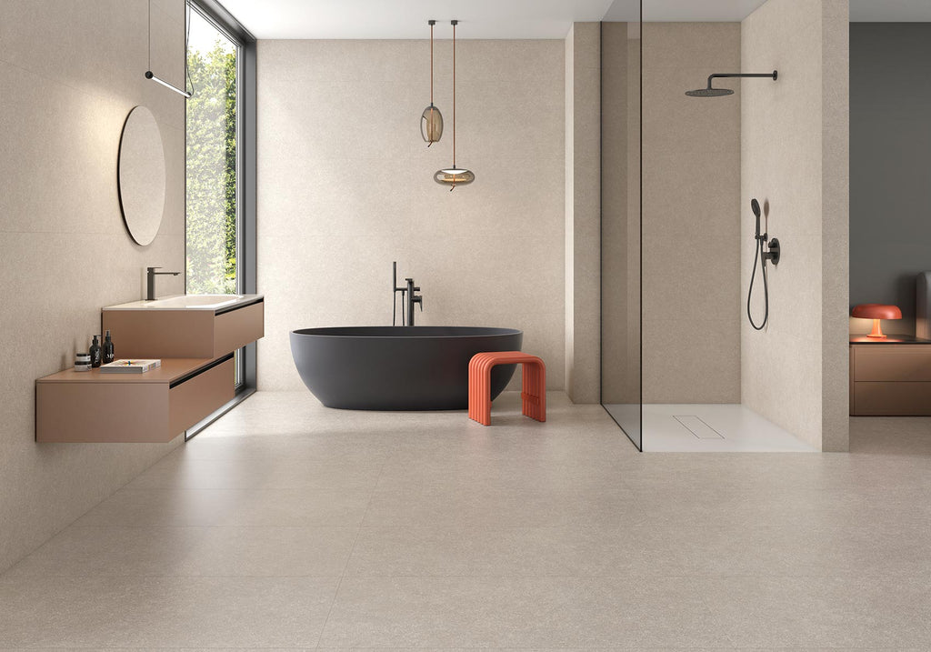 Belgravia Beige – 60.8 × 60.8 cm – Raumansicht