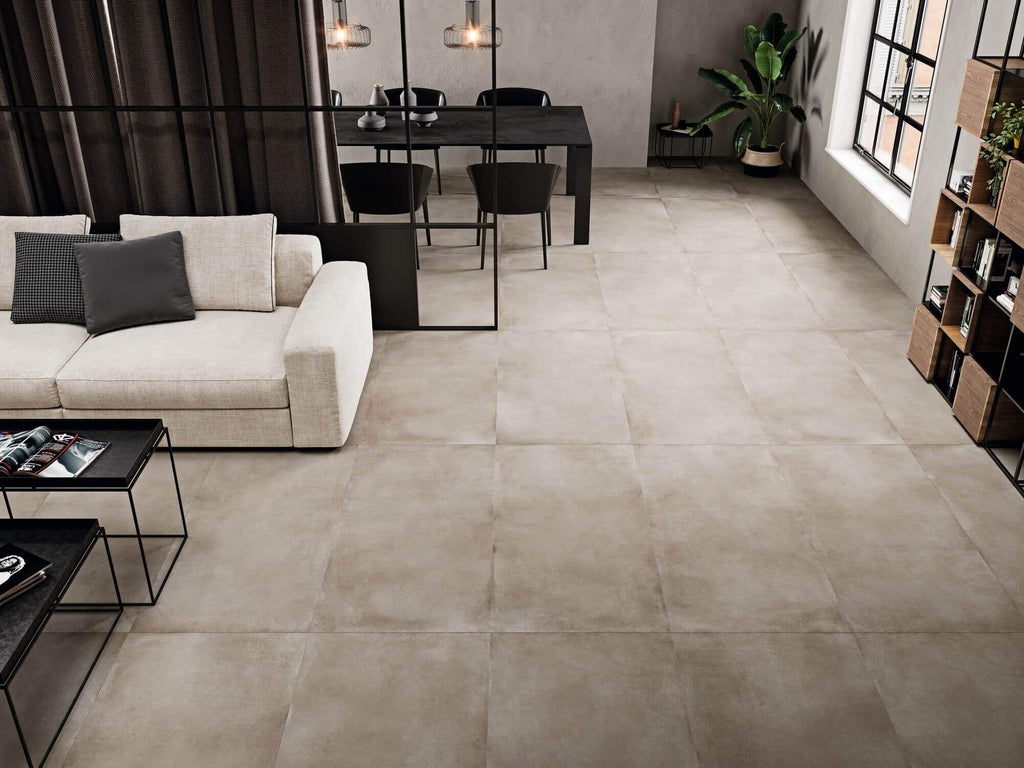 Manhattan Tan – 100 × 100 cm – Raumansicht