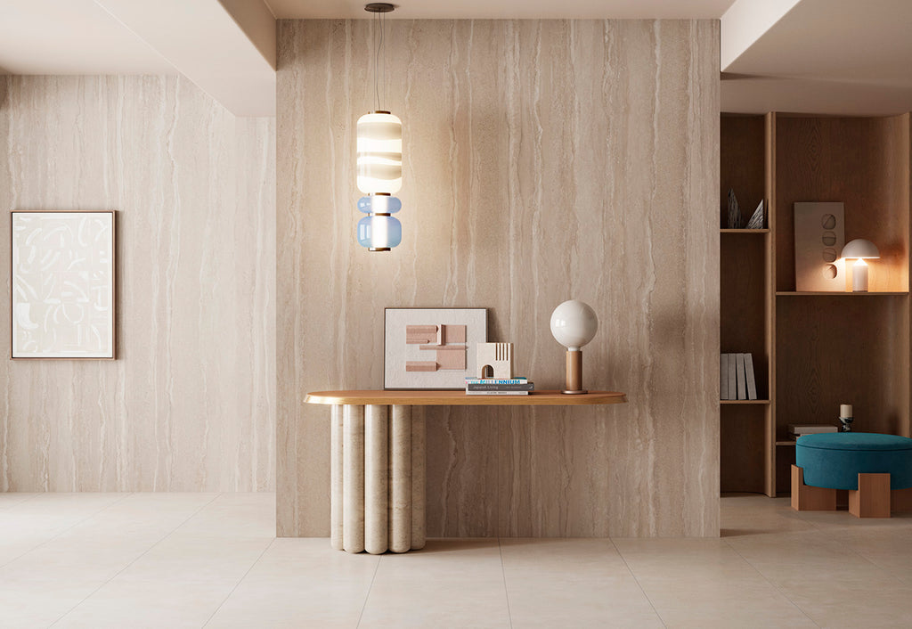 Navona Beige – 60 × 120 cm – Raumansicht