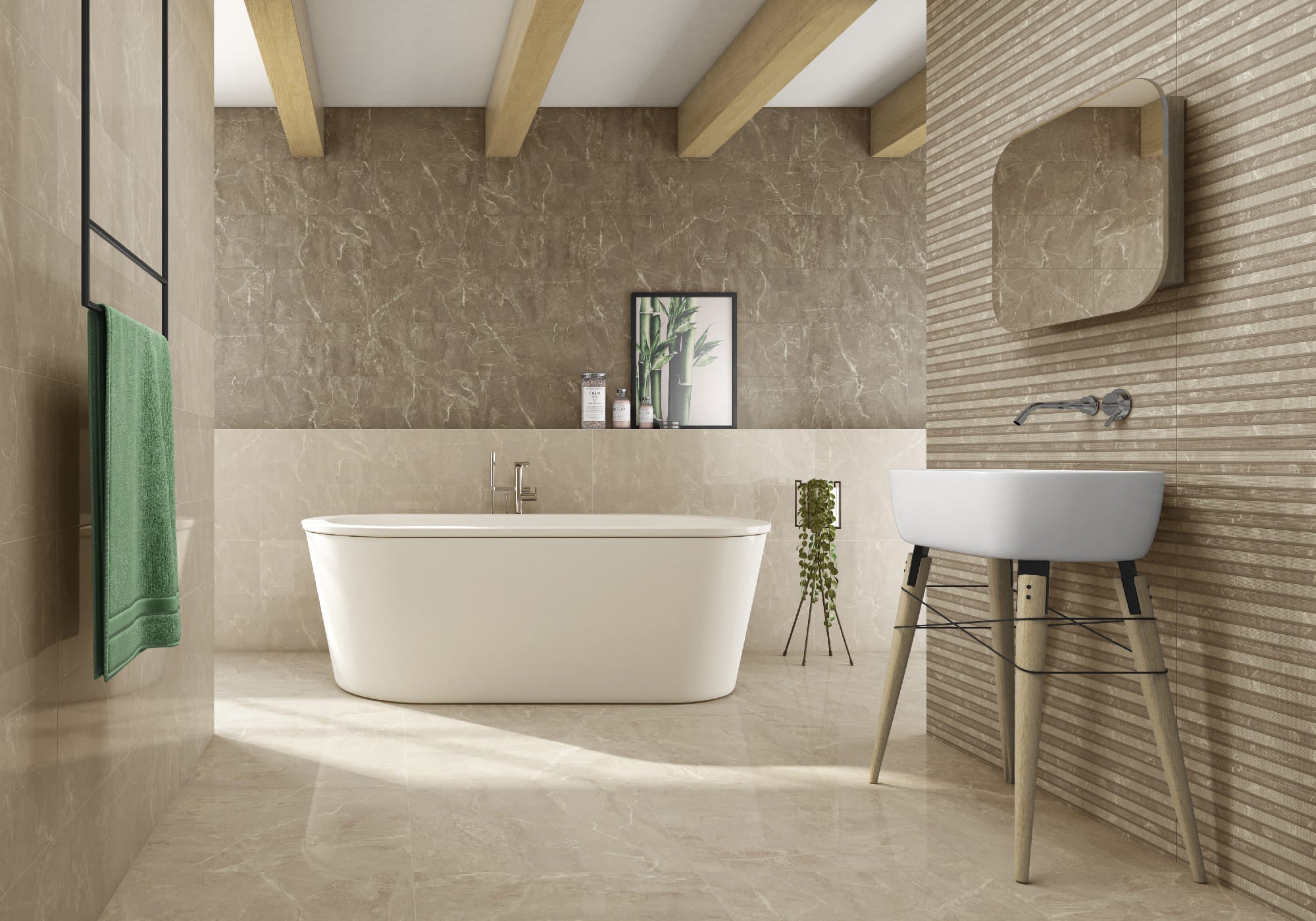 Aurea Dec Perla – 25 × 50 cm – Raumansicht