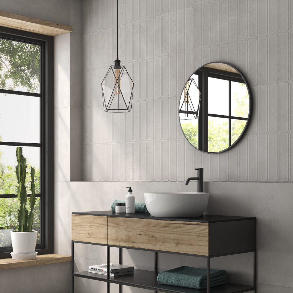 Bercy Grigio – 60.8 × 60.8 cm – Raumansicht