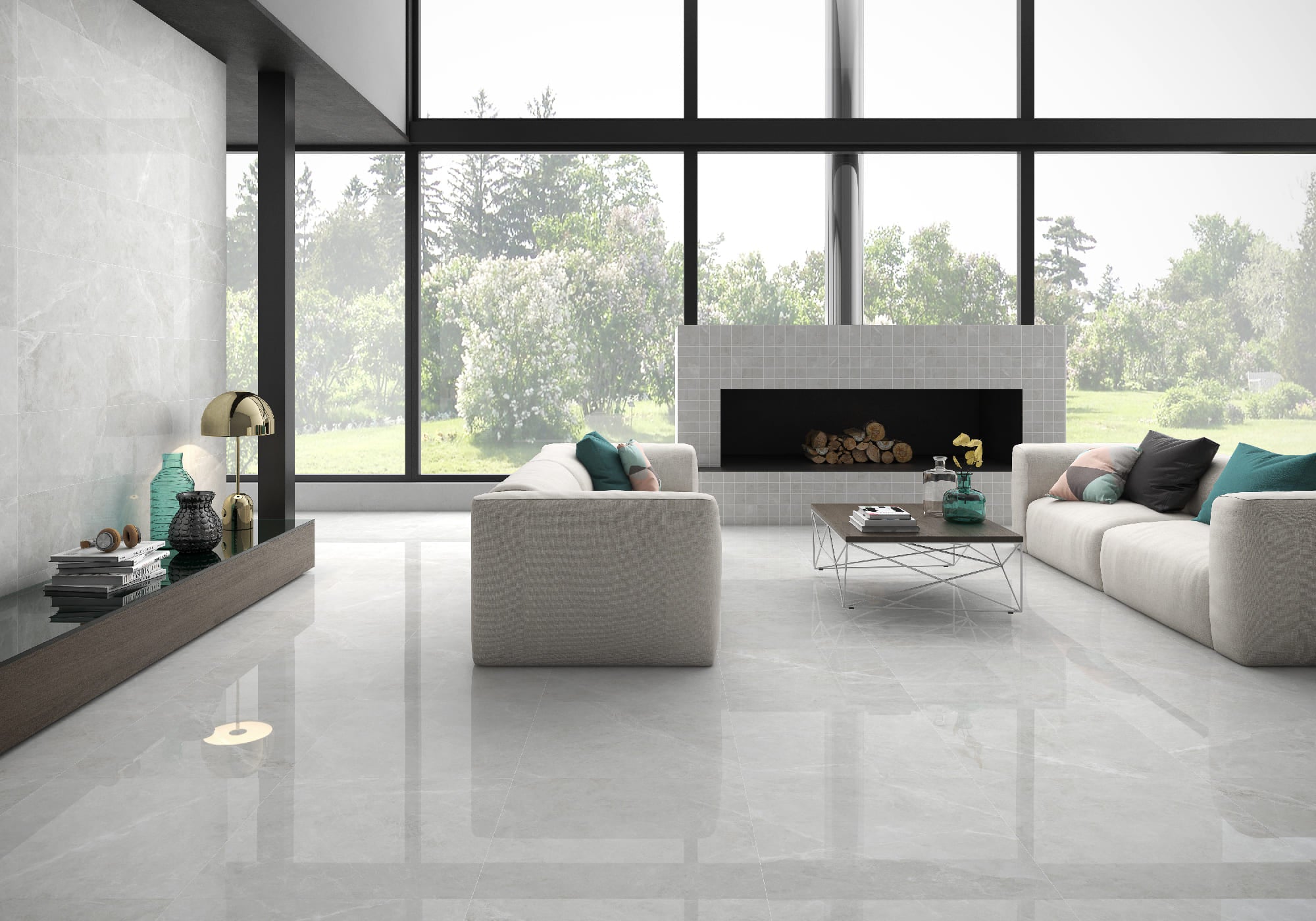 Crepuscolo Pearl – 75 × 150 cm – Raumansicht