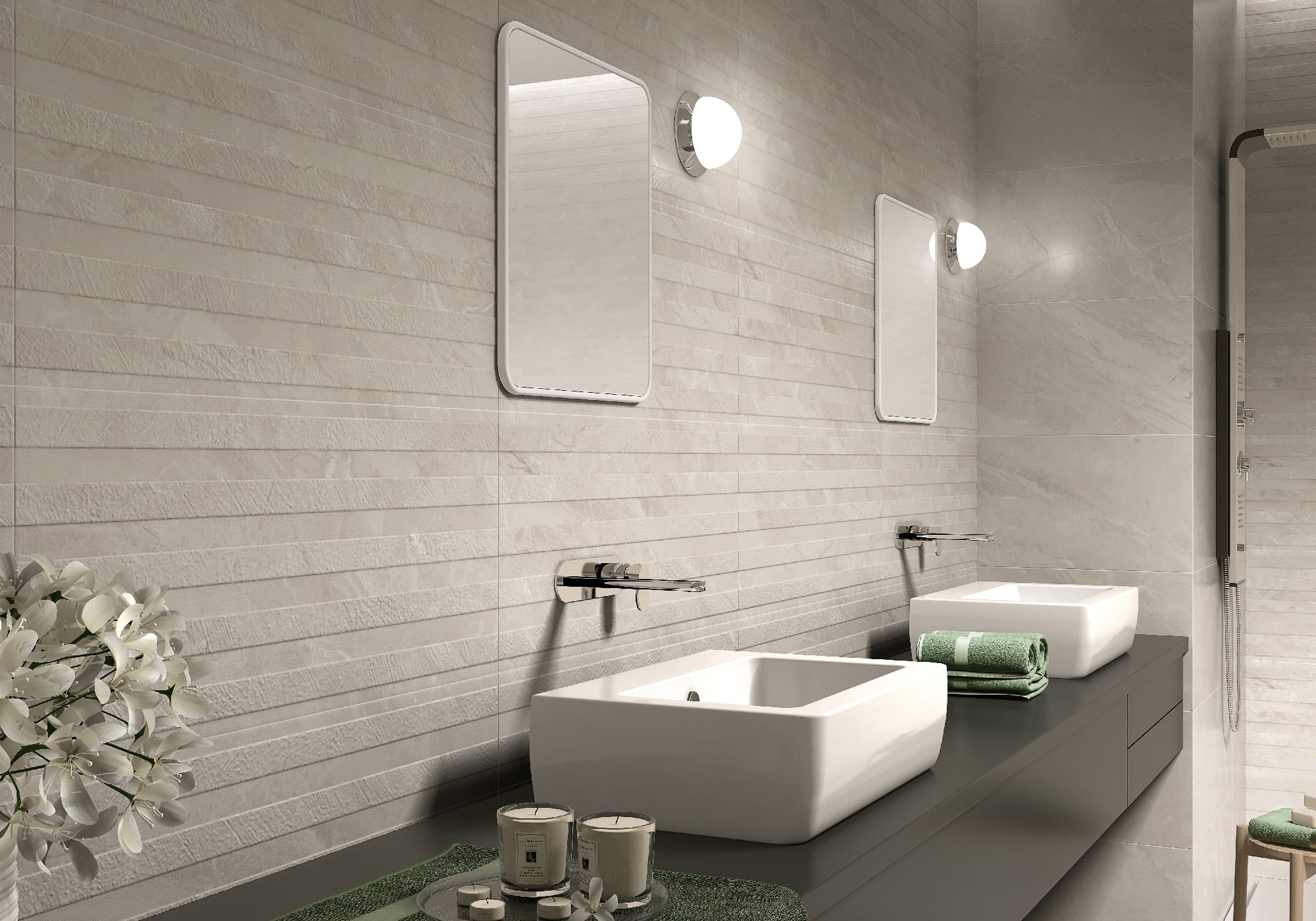 Ersa Rlv. Grey – 36 × 80 cm – Raumansicht