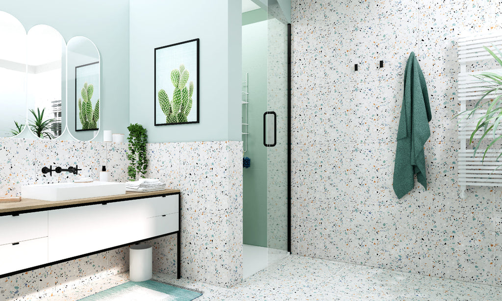 Gobi Bianco – 60 × 60 cm – Raumansicht