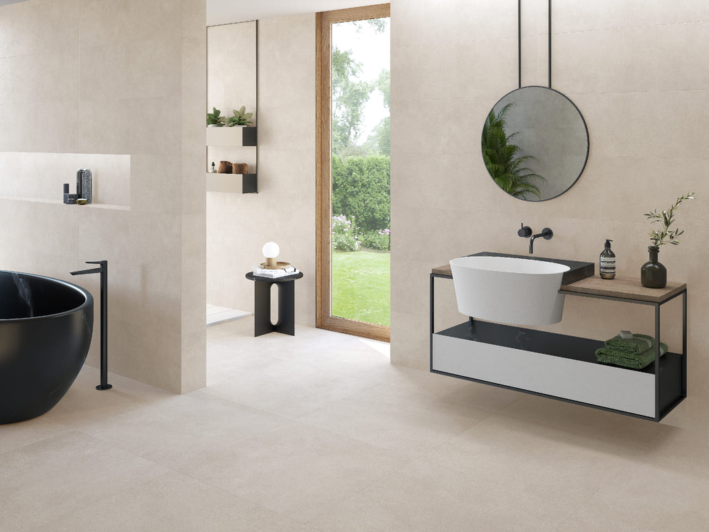 Habitat Marfil – 100 × 100 cm – Raumansicht