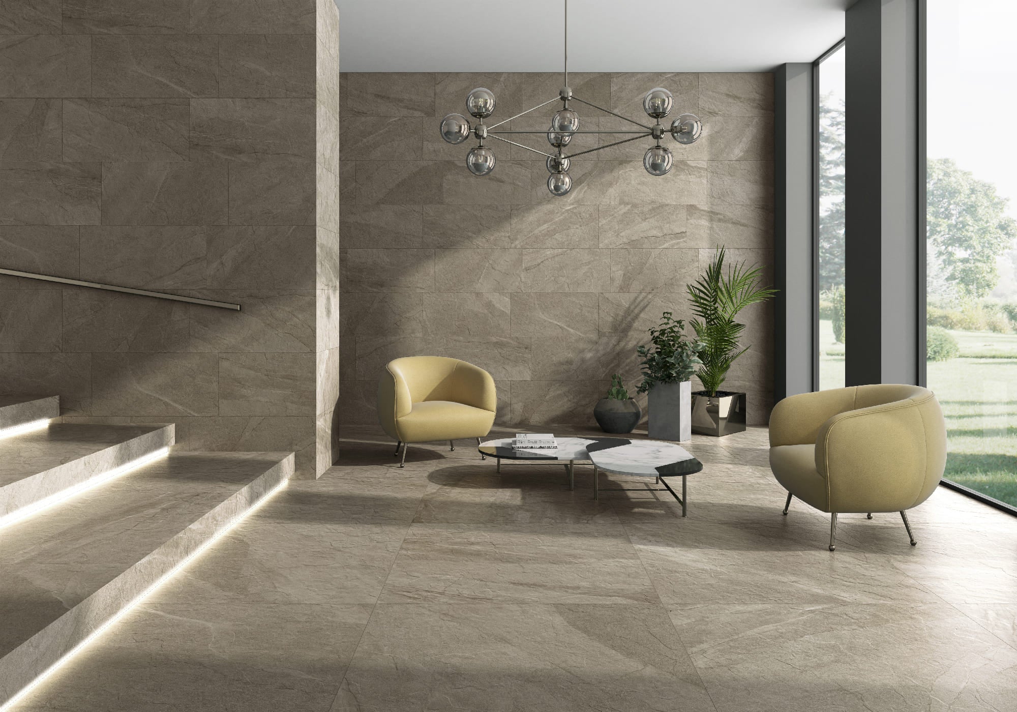 Halley Mud – 60 × 60 cm – Raumansicht