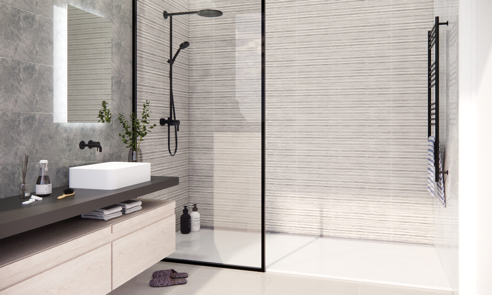 Lao Gris – 30 × 90 cm – Raumansicht