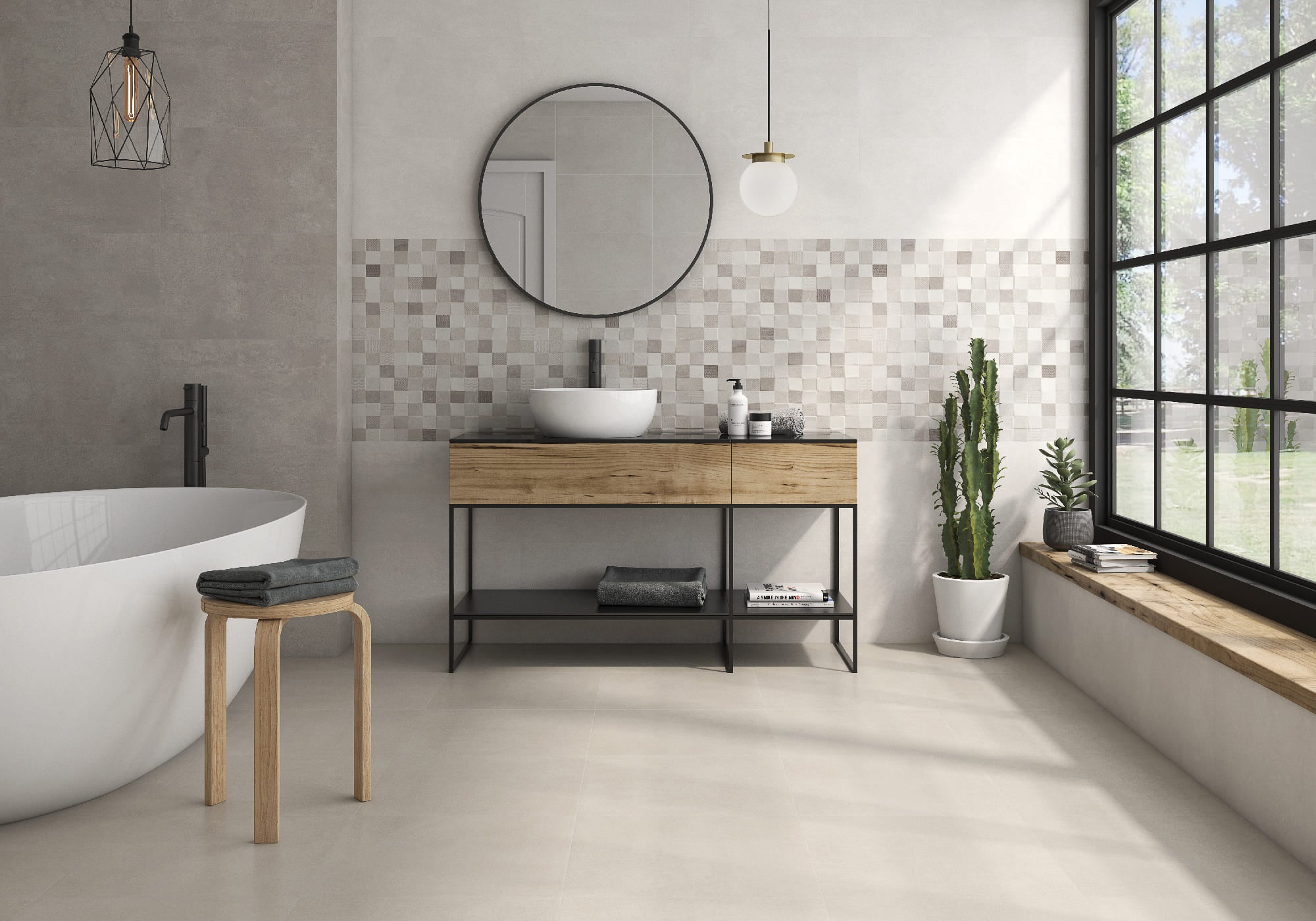 Maine Rlv Gris – 33.3 × 55 cm – Raumansicht