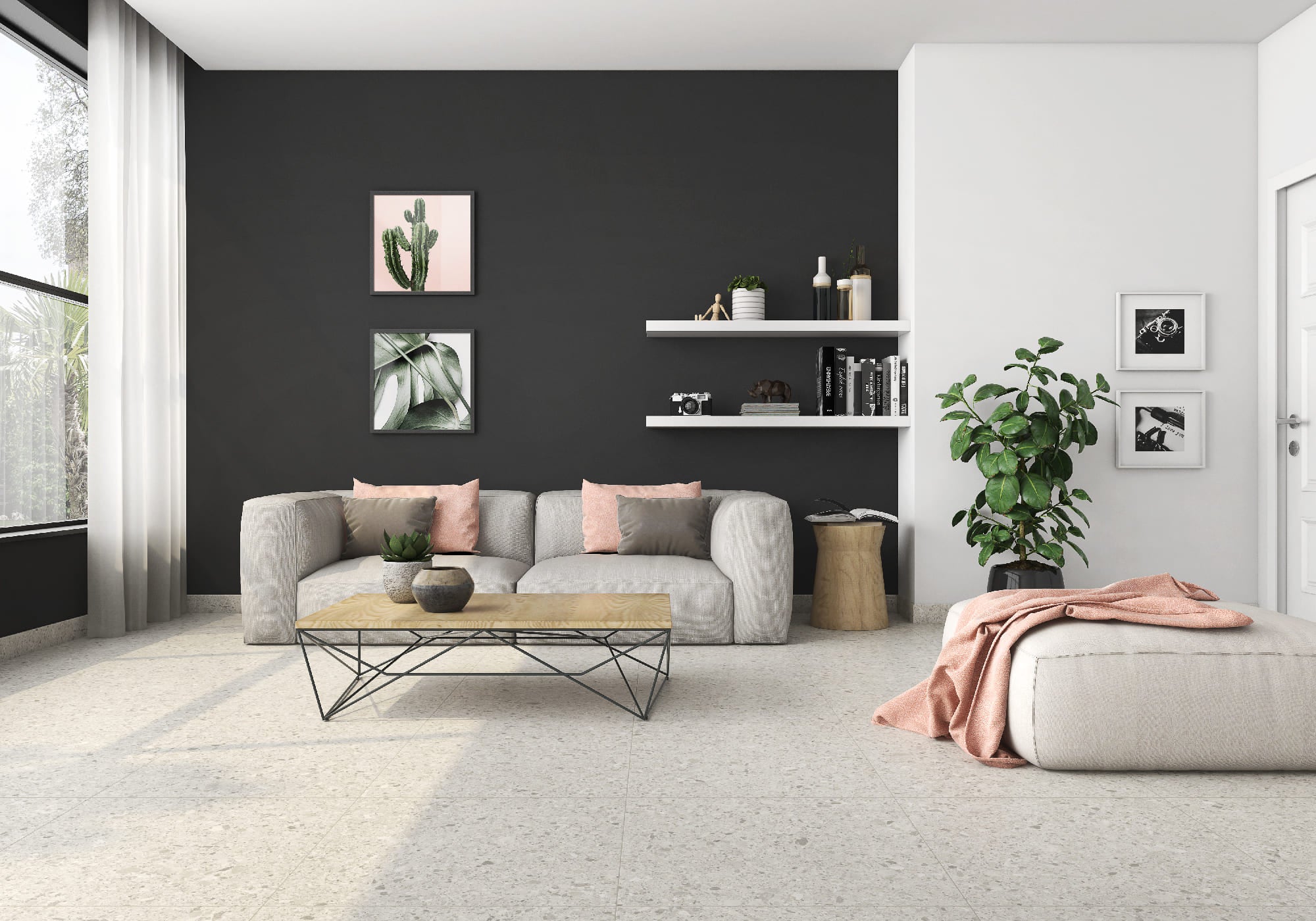 Beko Blanco – 60.8 × 60.8 cm – Raumansicht