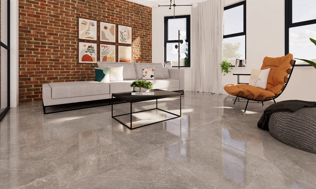 Kibal Gris – 60 × 60 cm – Raumansicht