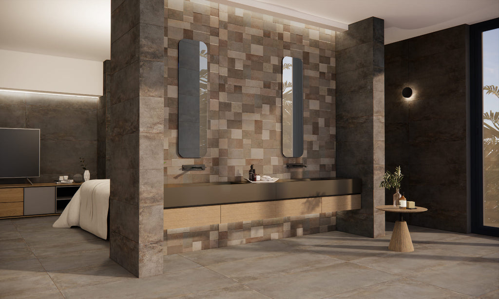 Oxid Rlv Dark – 30 × 90 cm – Raumansicht