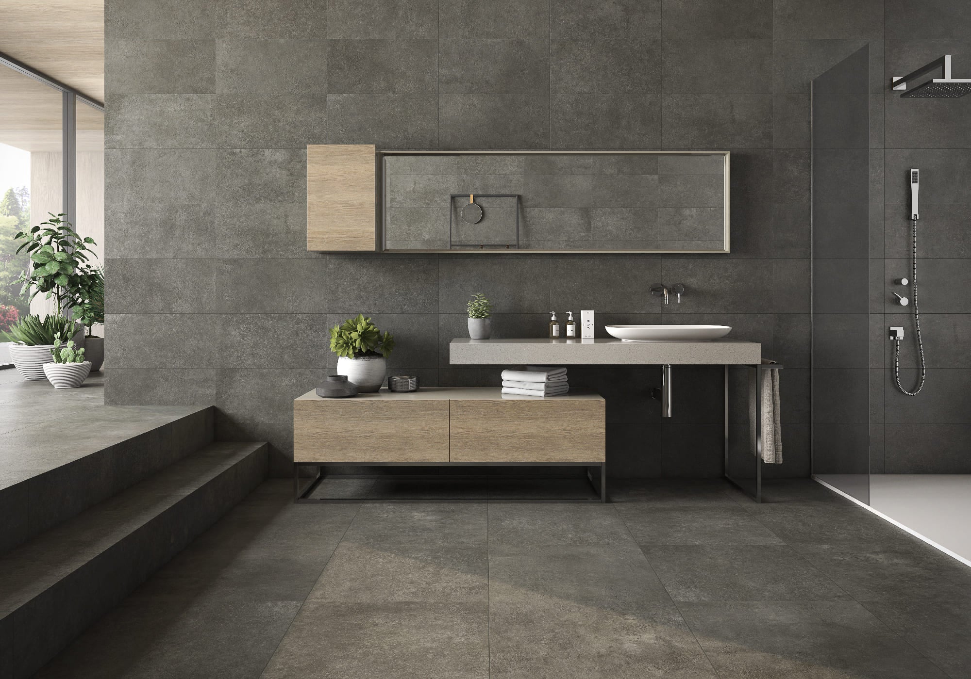 Plock Beige – 60 × 60 cm – Raumansicht