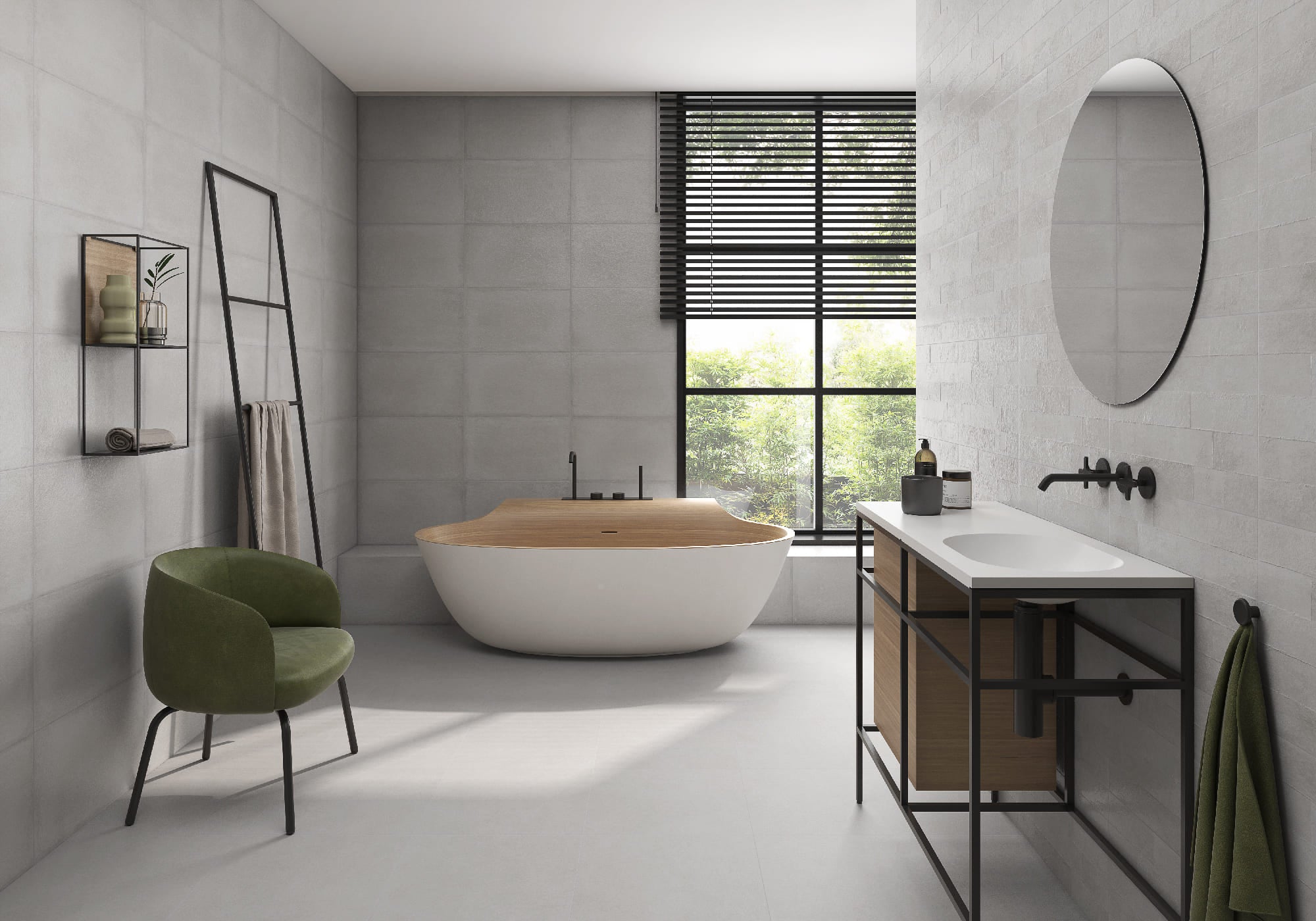 Reine Gris – 45 × 45 cm – Raumansicht