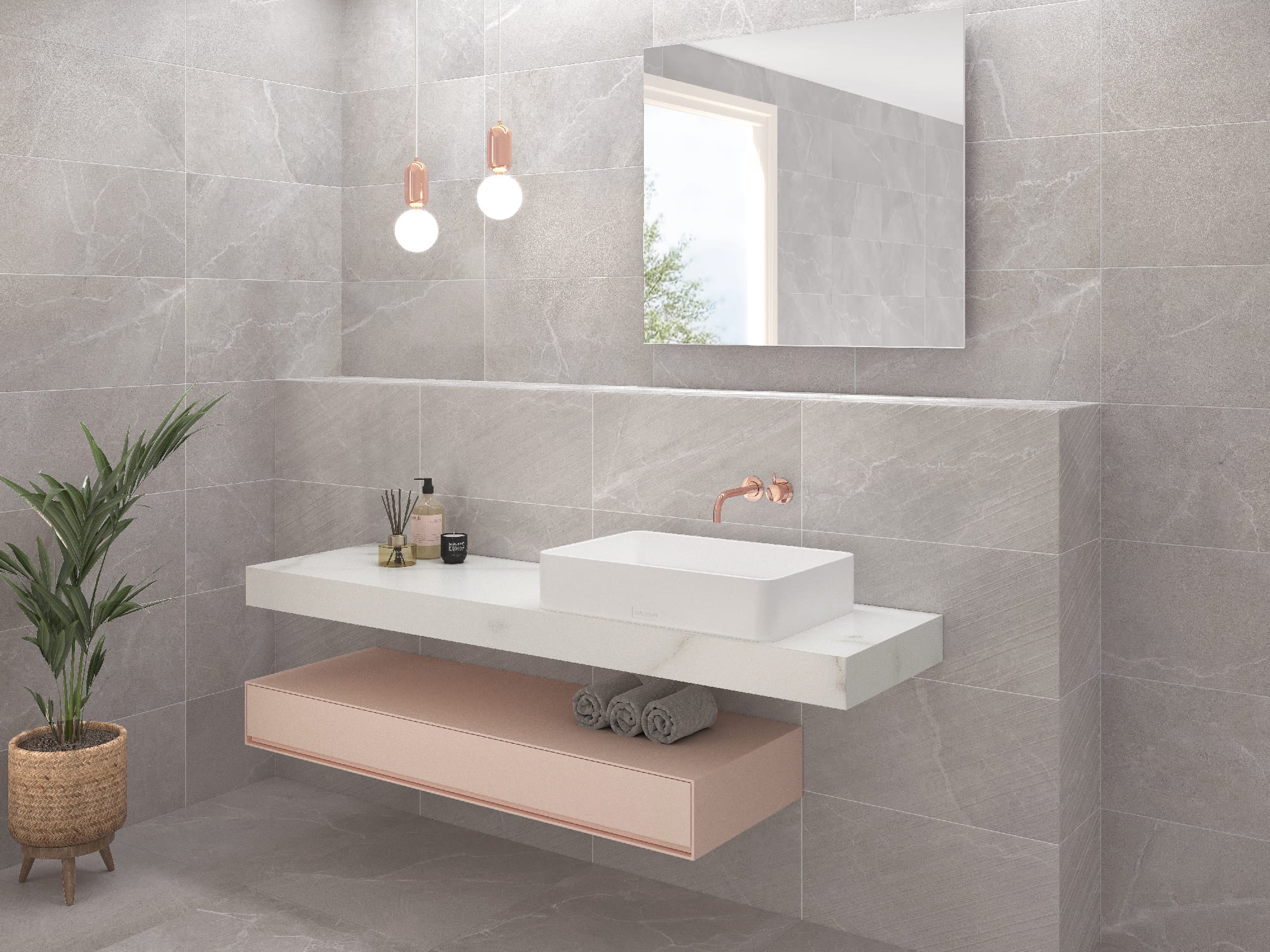 Soul Rlv. Base – 30 × 90 cm – Raumansicht