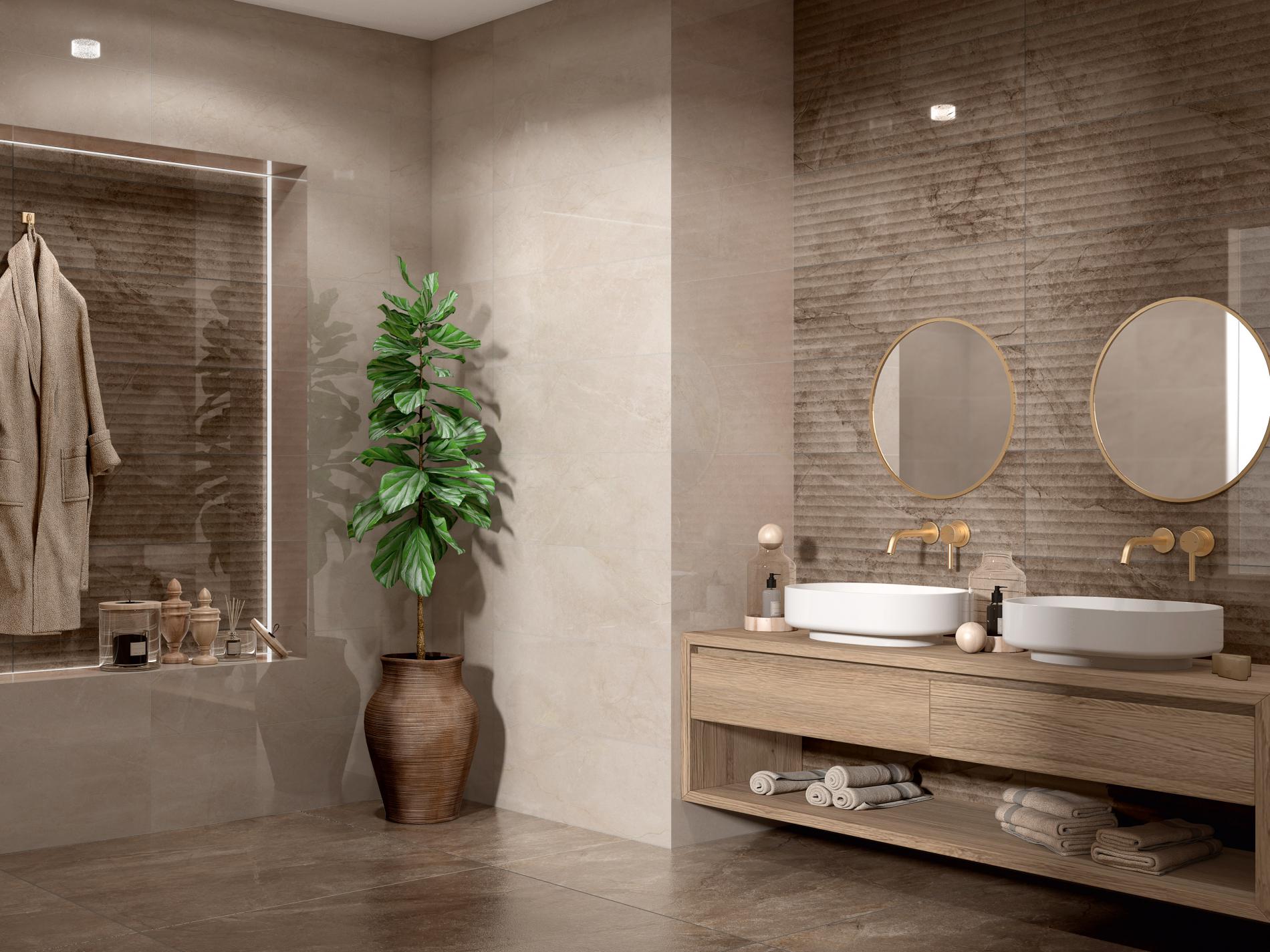 Wells Cr.Wells Moka poliert – 120 × 120 cm