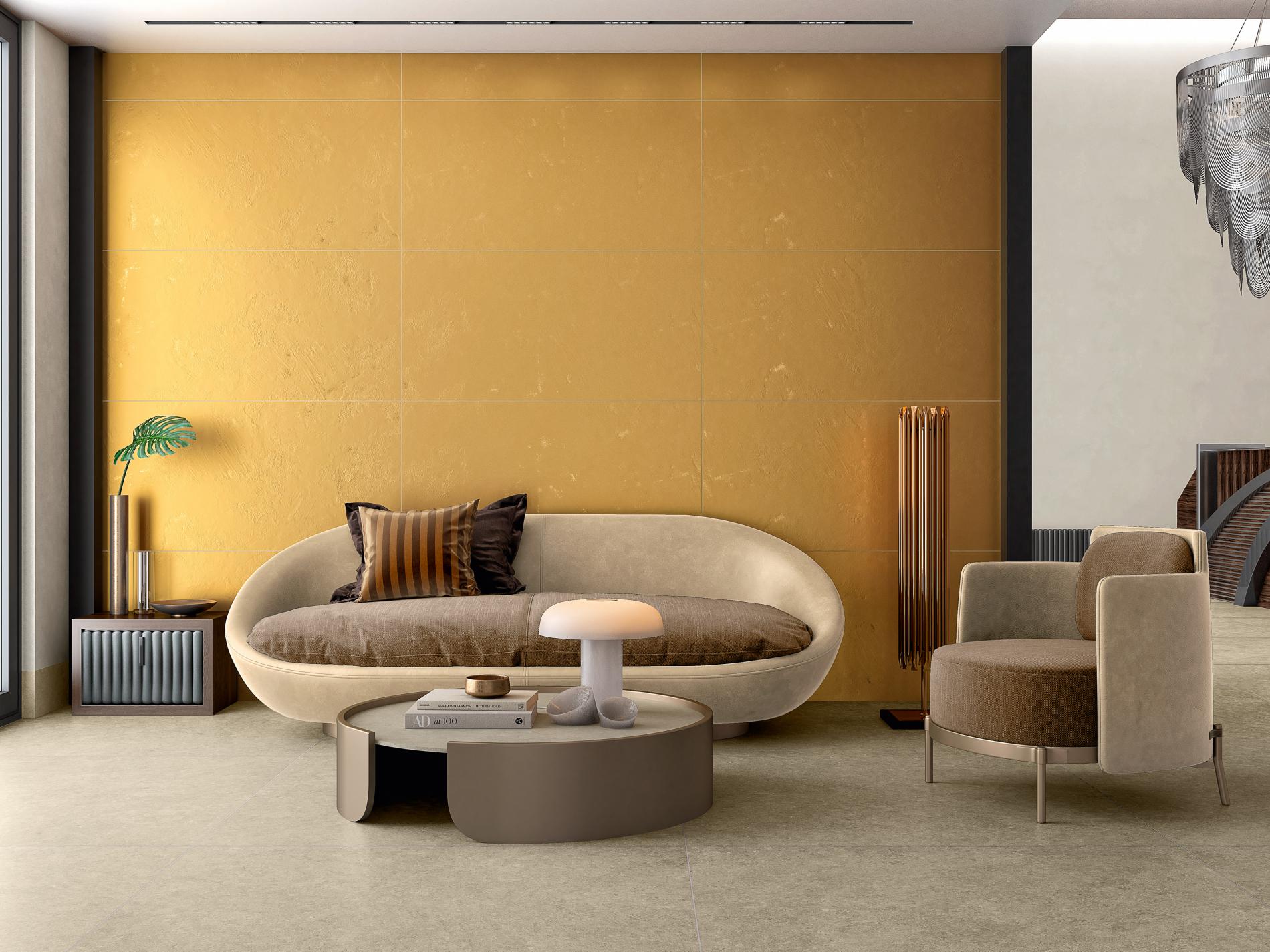 Golden Cromat Marfil – 120 × 120 cm