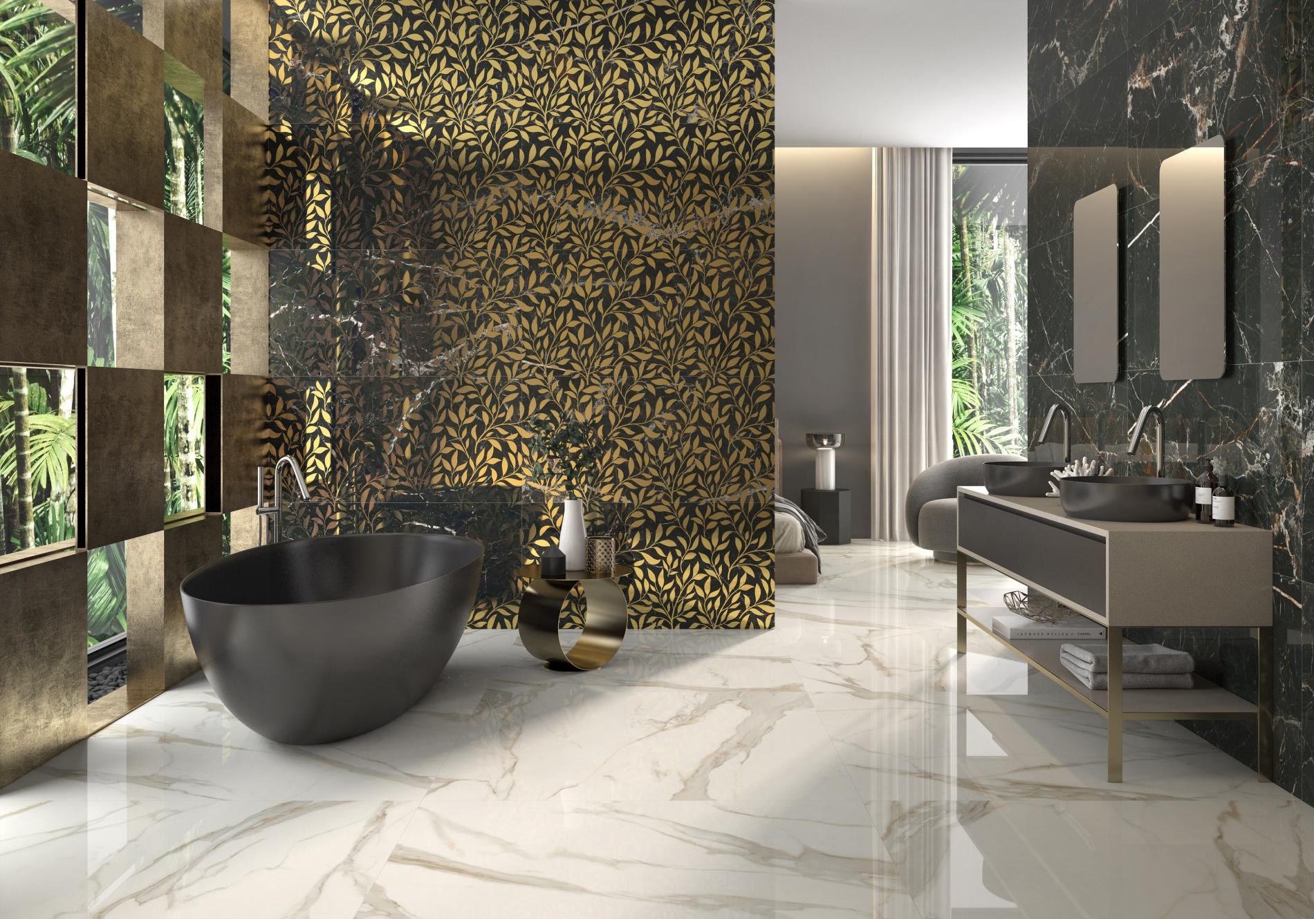 Calacatagold Calacata Gold 1. poliert – 120 × 120 cm