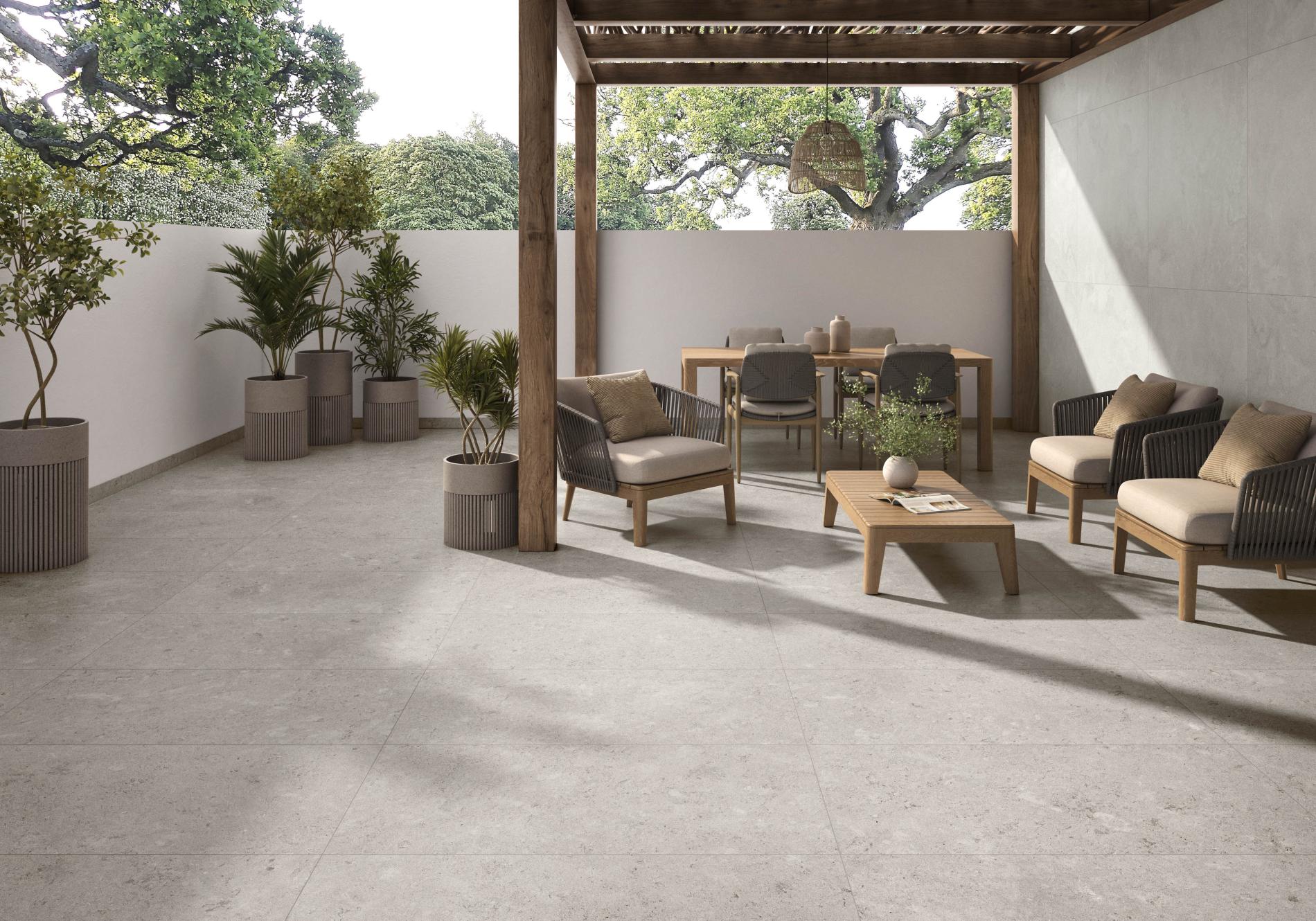 Portlandstone Blanco – 120 × 120 cm