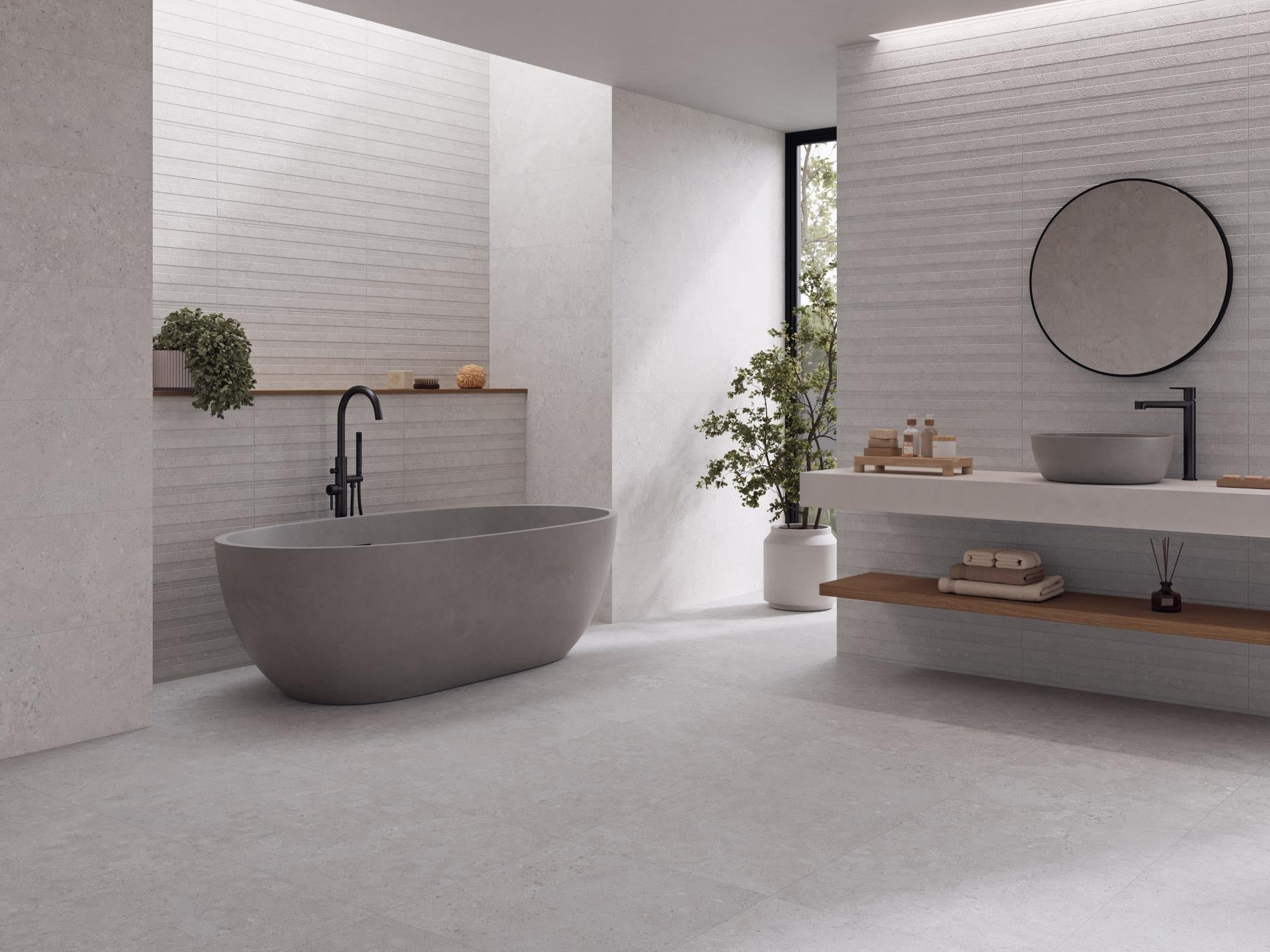 Albastone Alba Stone Silver – 36 × 80 cm